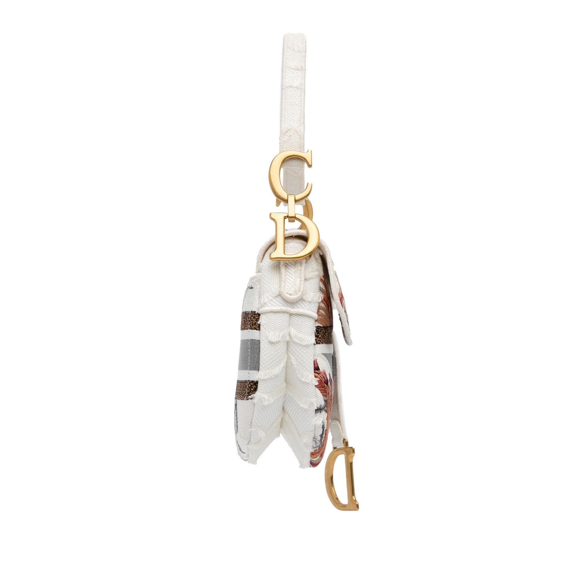 Dior Floral Saddle Shg E6Zsdh Shoulder Bag Medium Embroidered