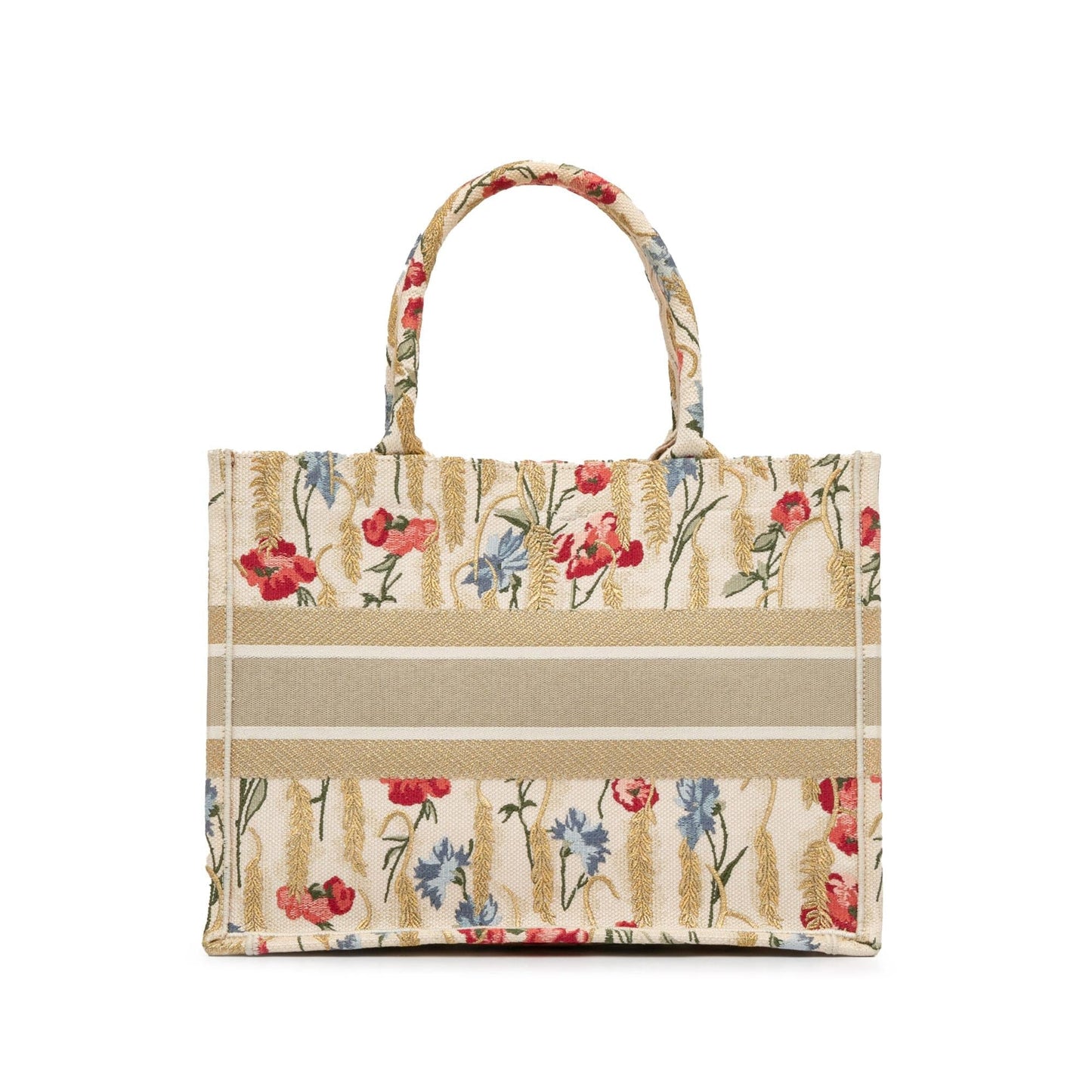 Dior Hibiscus Book Tote Shg Zgbojx Medium Embroidered Tote Bag