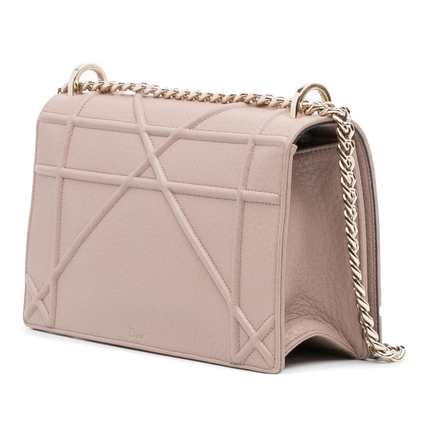 Dior Grained Calfskin ama Crossbody Bag Medium Flap Diorama Flap 9