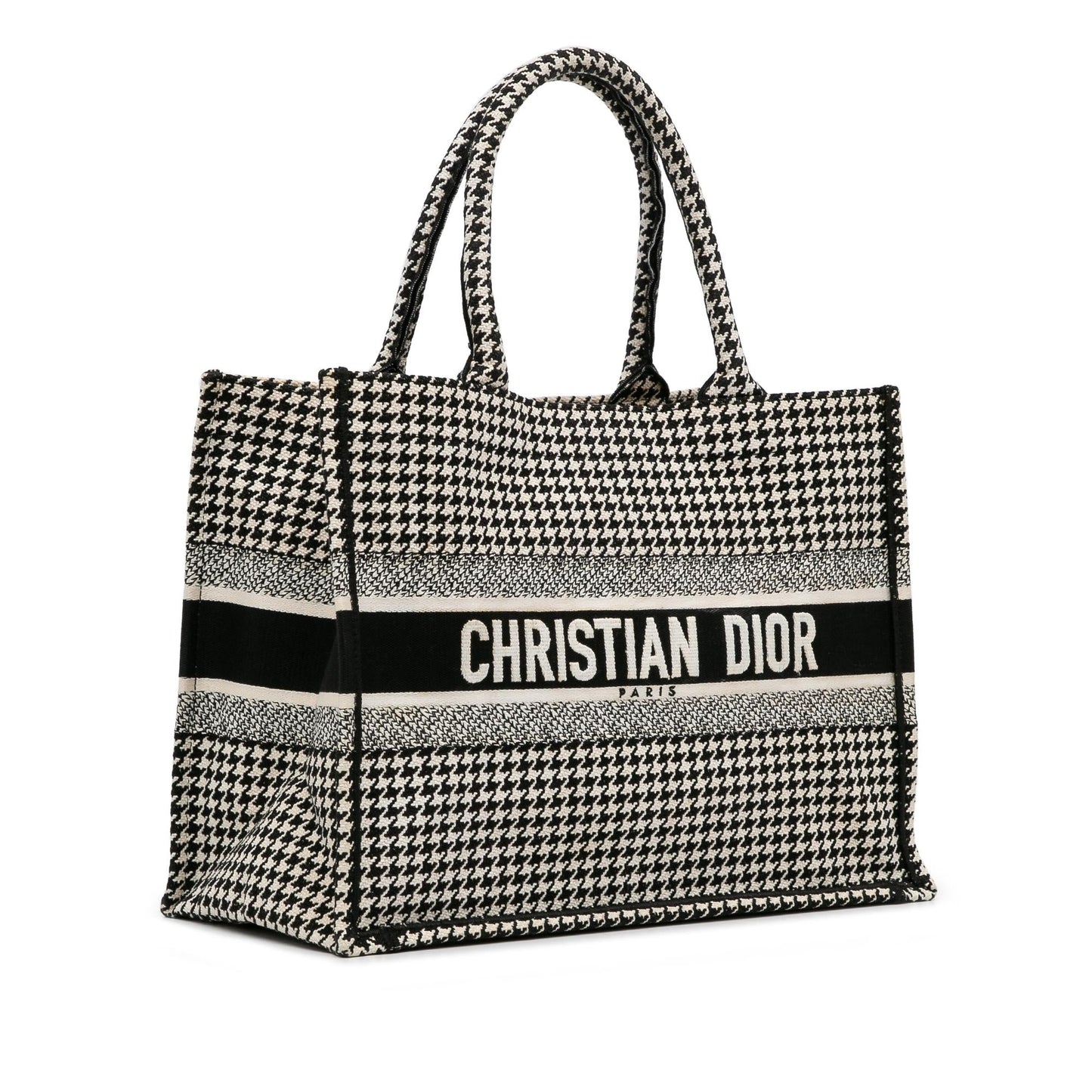 Dior Houndstooth Book Tote Medium Tote Bag Book Tote 3