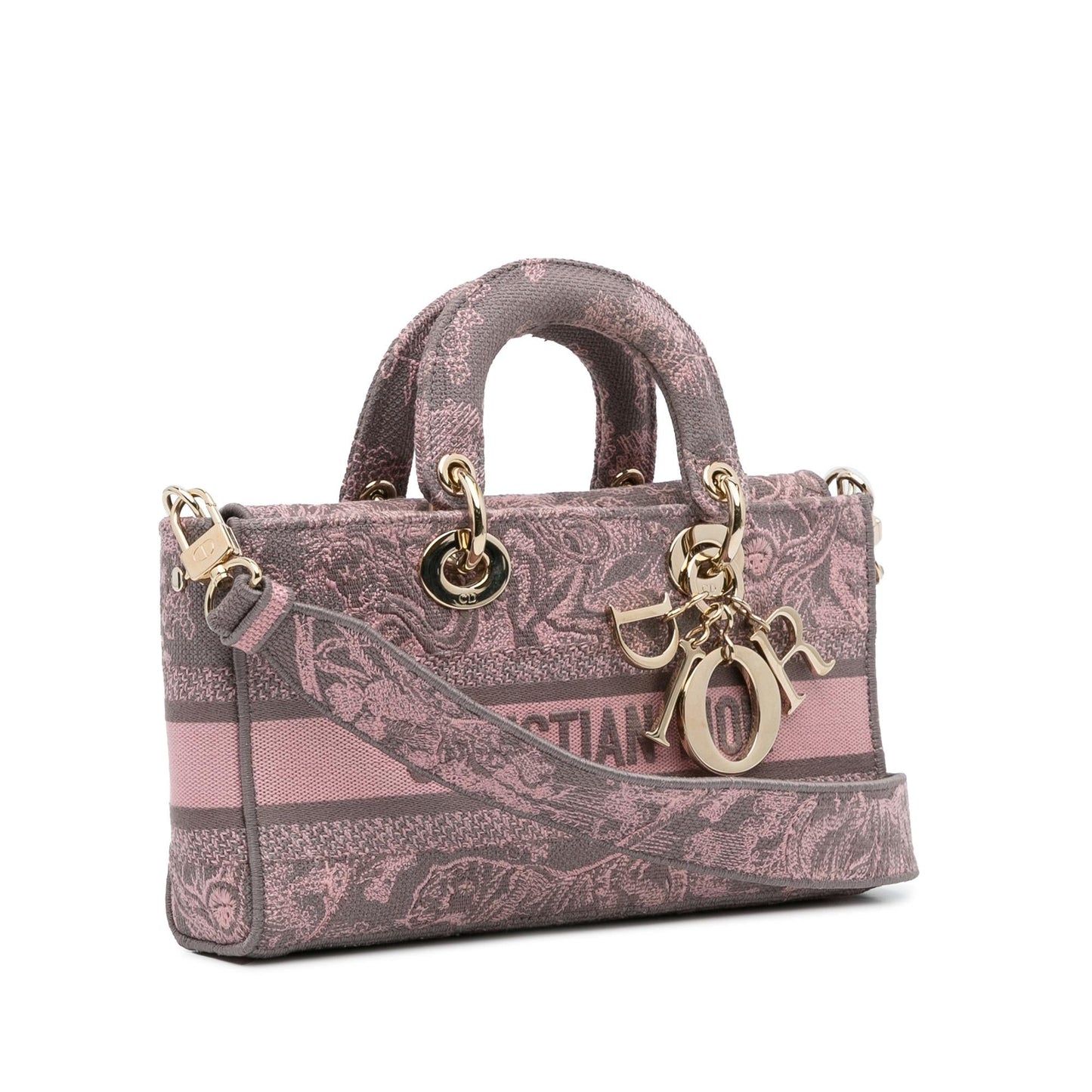 Dior Lady Joy Toile De Jouy Satchel Bag Medium