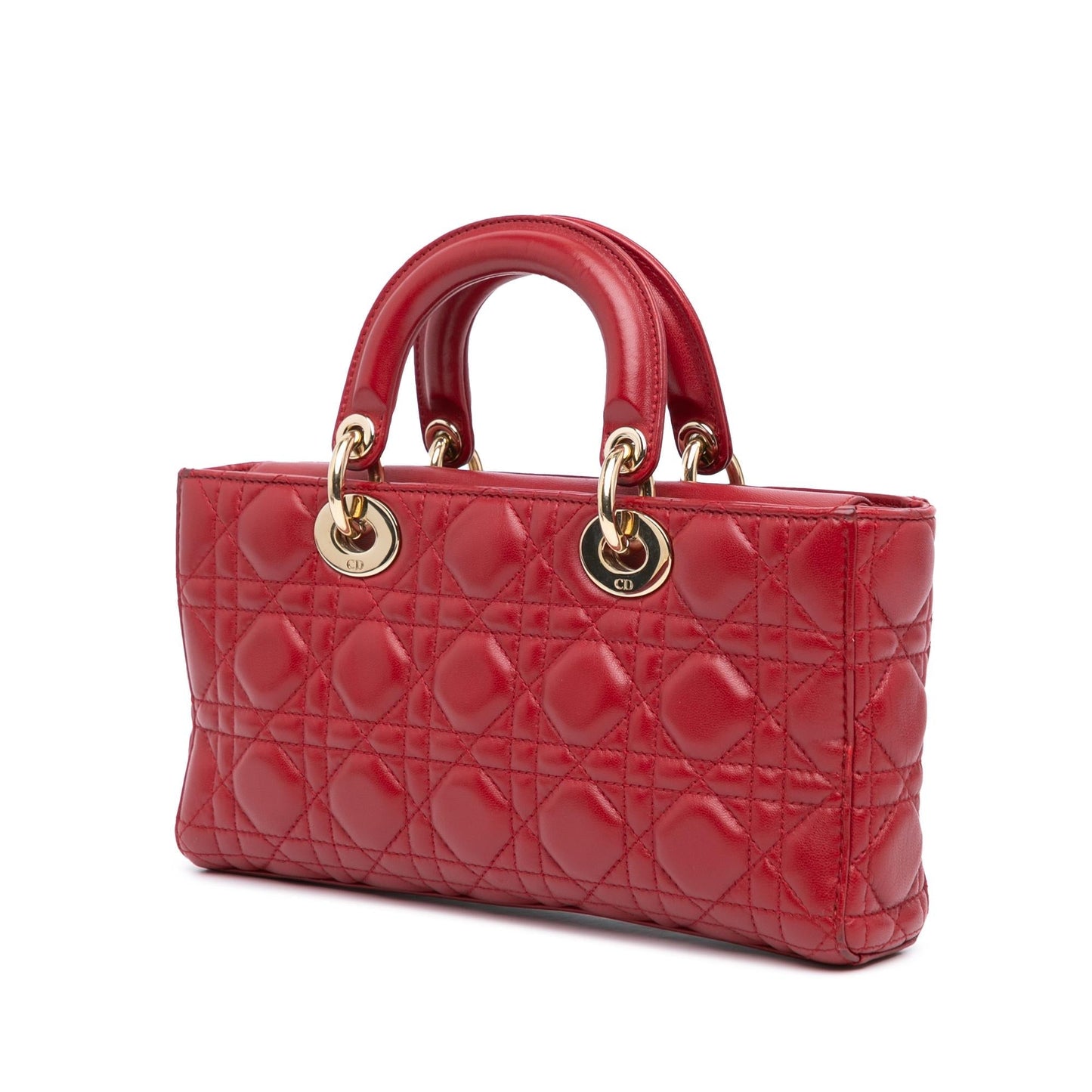 Dior Cannage Lady Joy Satchel Bag Lambskin Medium D Joy 1