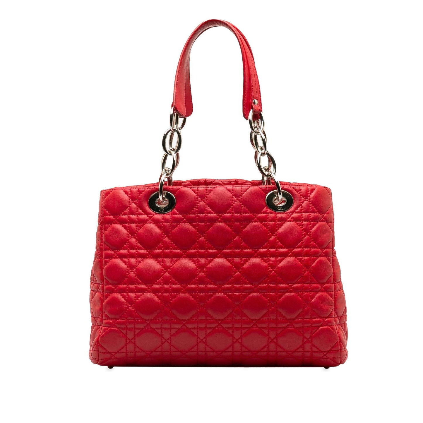 Dior Cannage Lady Soft Shopping Tote Shg Egshr2 Lambskin Medium Tote Bag