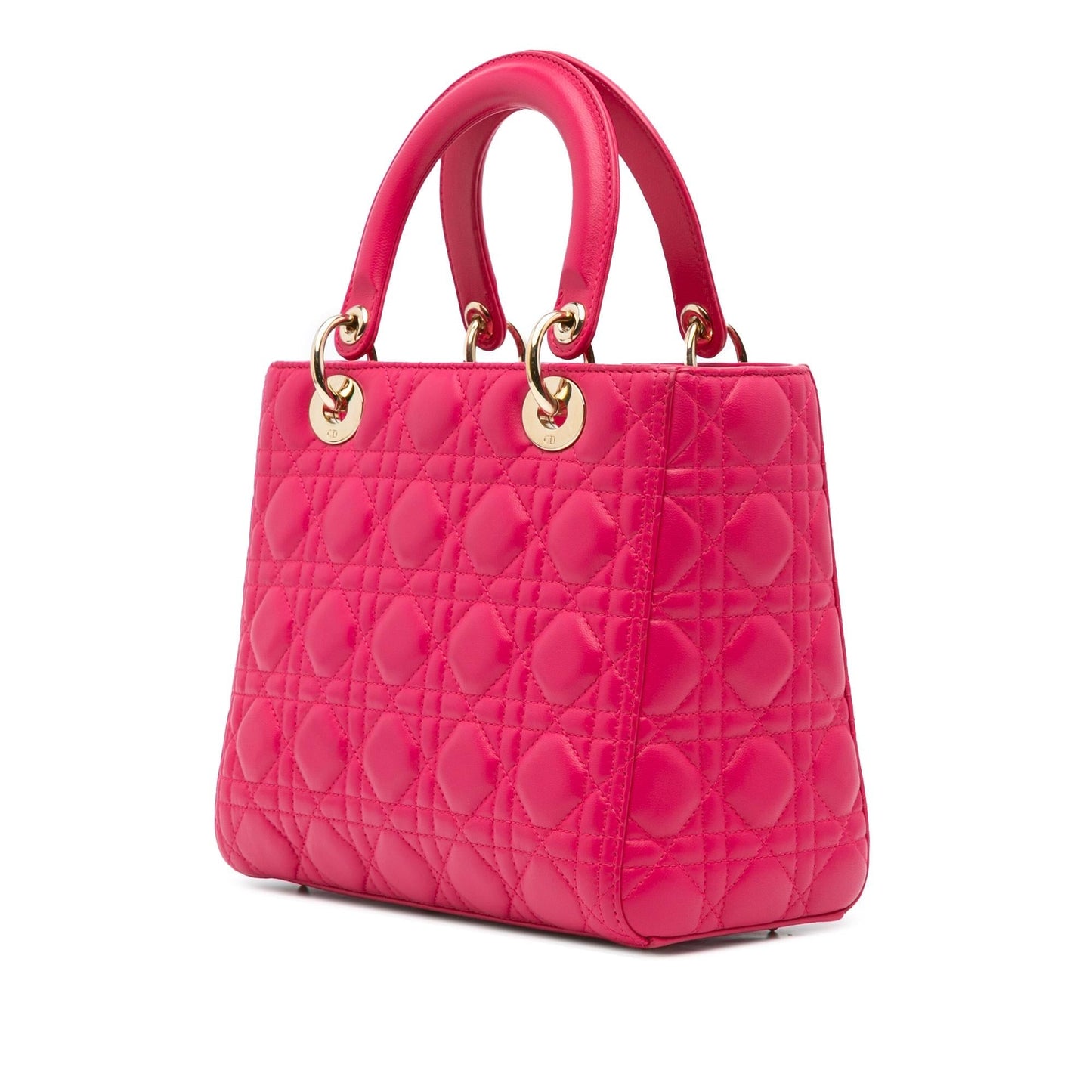 Dior Cannage Lady Satchel Bag Lambskin Medium Lady Dior 2