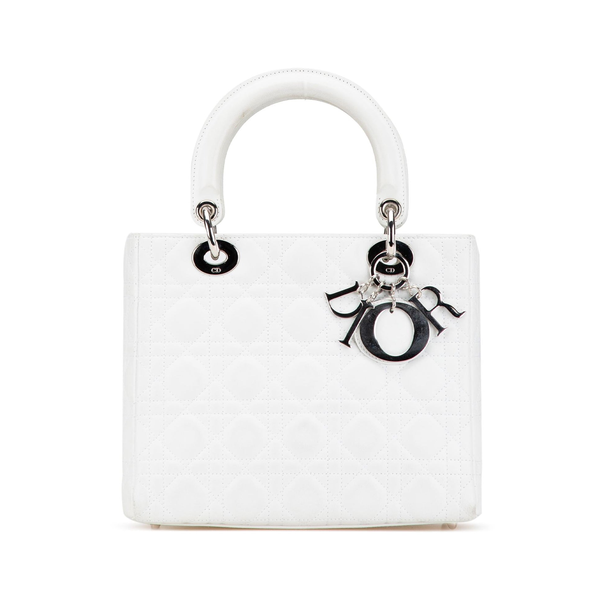 Dior Cannage Lady Satchel Bag Lambskin Medium Lady Dior 3