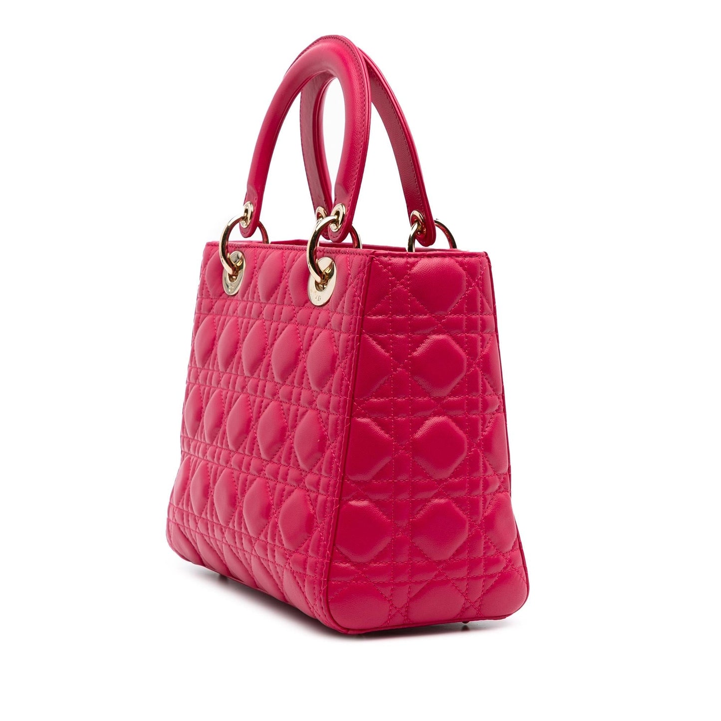 Dior Cannage Lady Satchel Bag Lambskin Medium Lady Dior 5