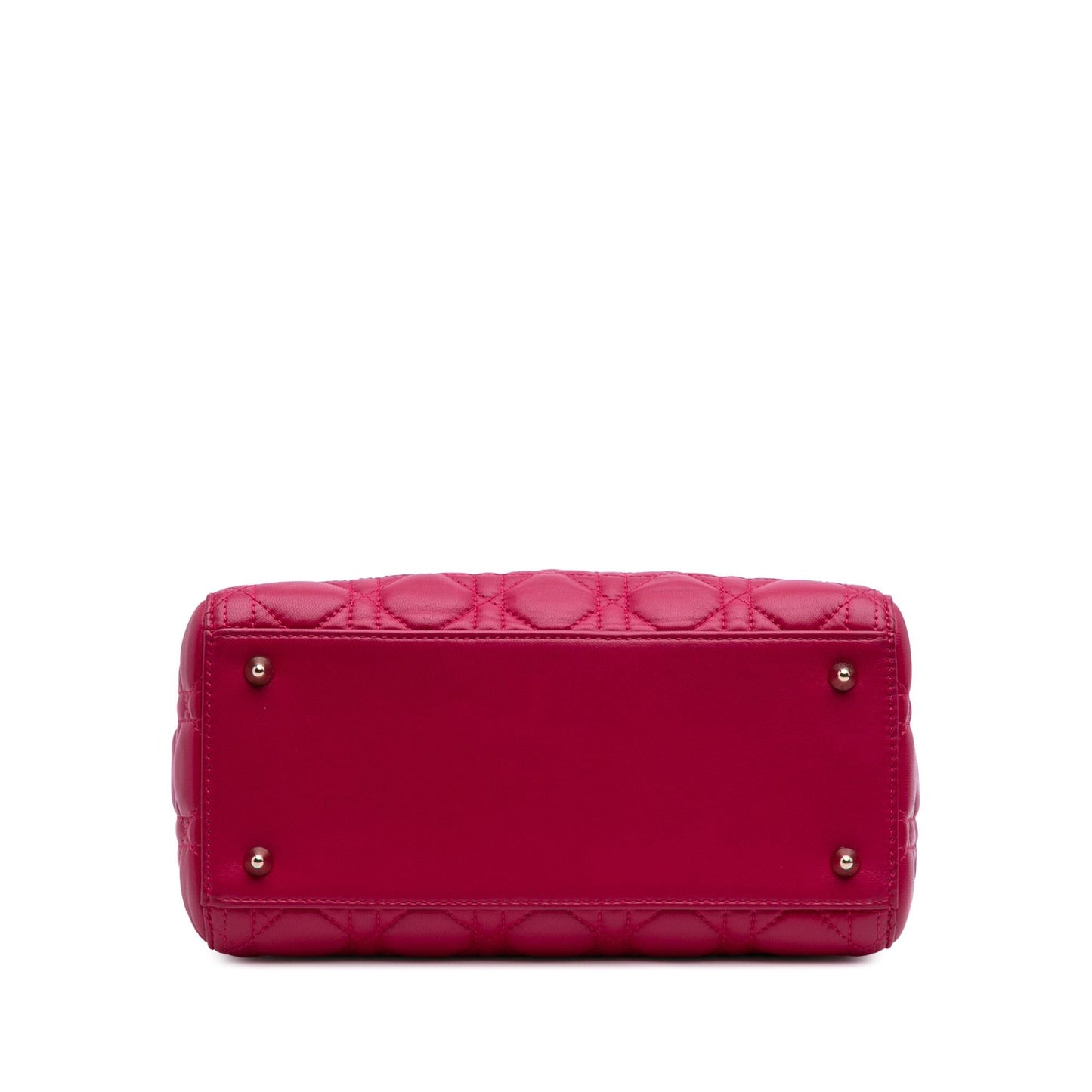 Dior Cannage Lady Satchel Bag Lambskin Medium Lady Dior 6