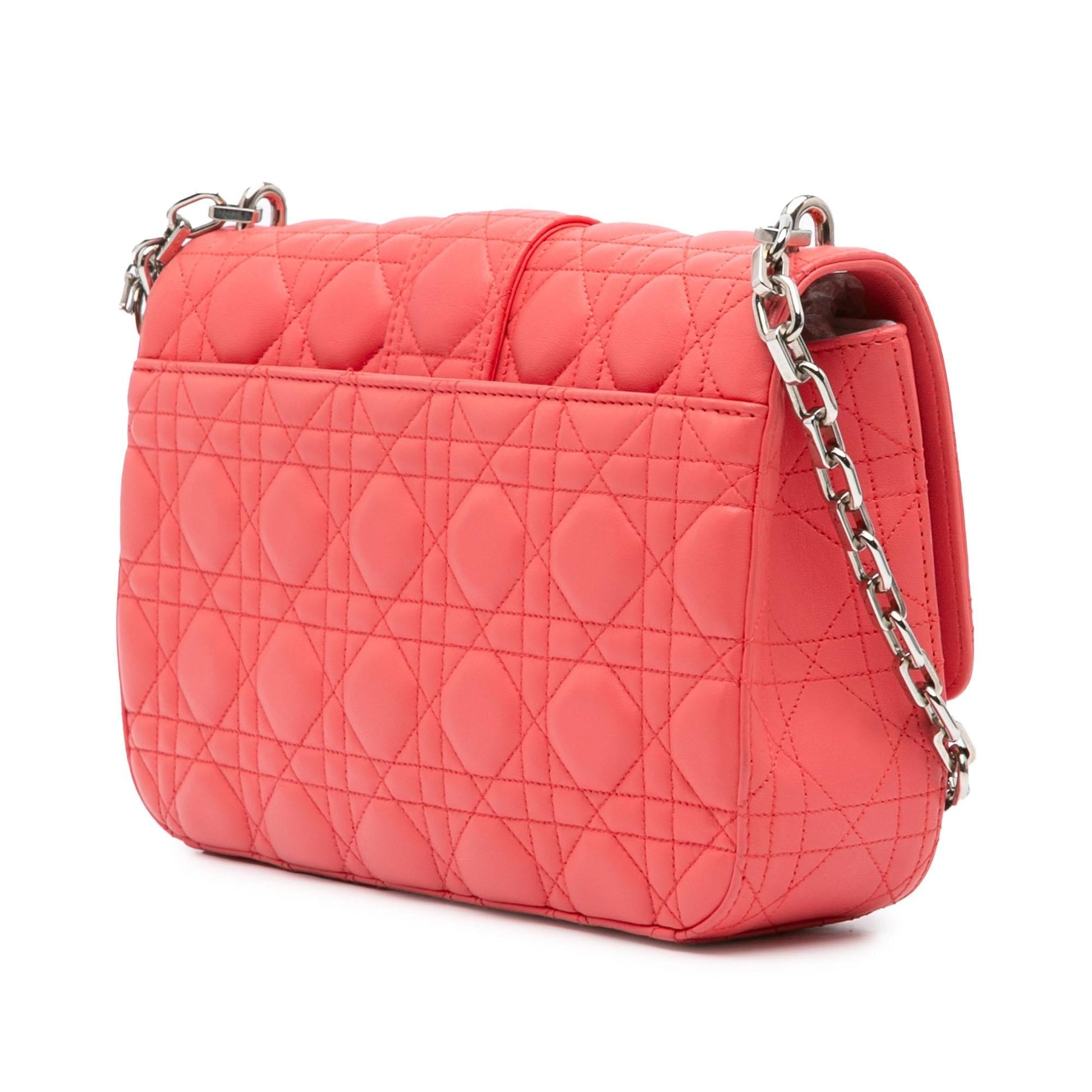 Dior Cannage Miss Shoulder Bag Lambskin Medium Flap Dior Flap 1