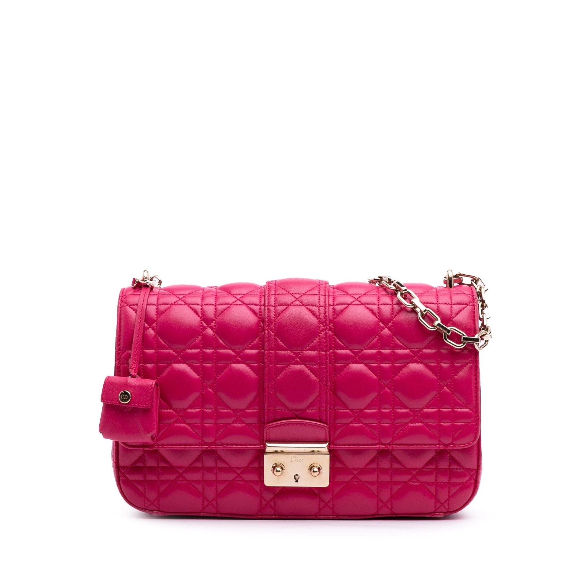 Dior Cannage Miss Shoulder Bag Lambskin Medium Flap Dior Flap 2