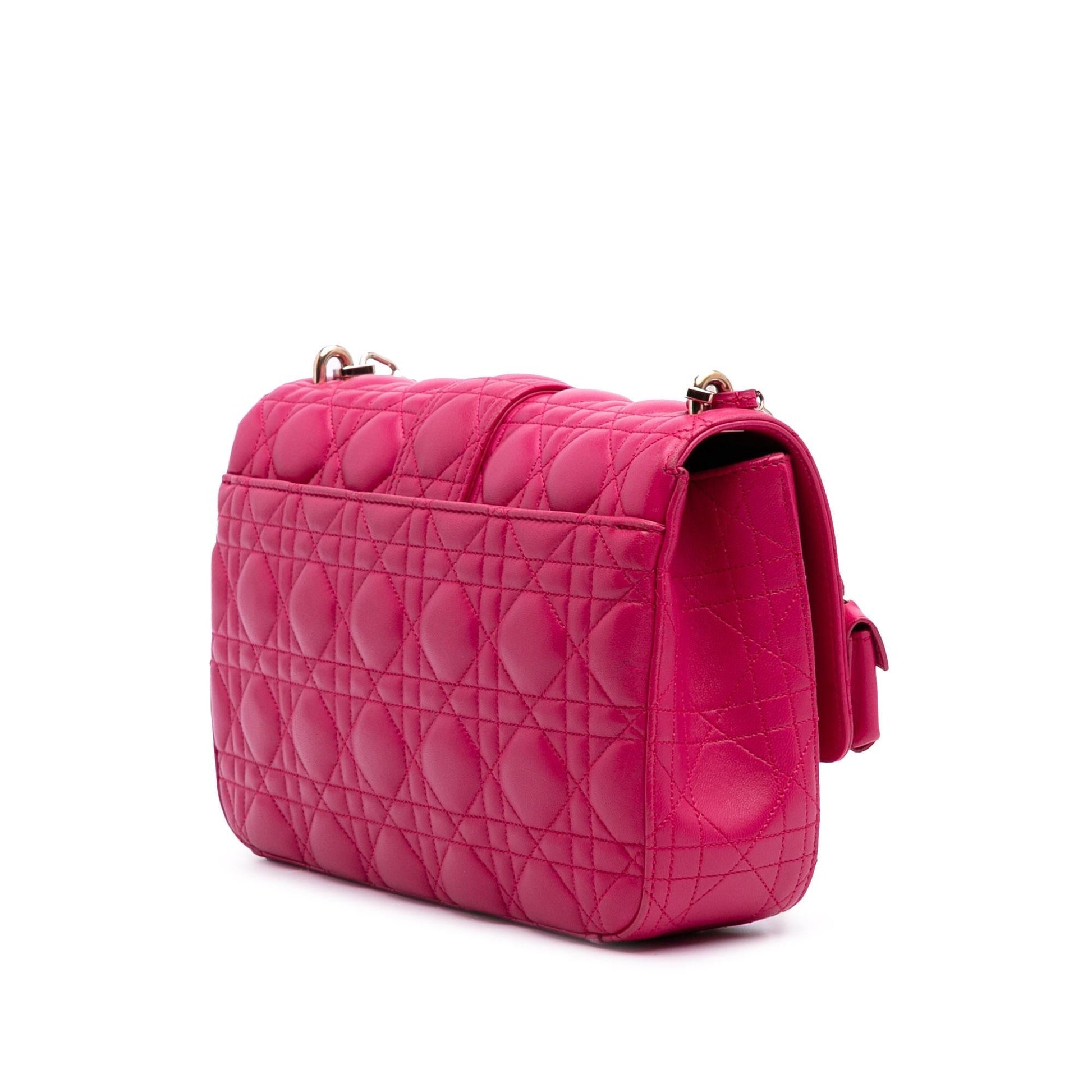 Dior Cannage Miss Shoulder Bag Lambskin Medium Flap Dior Flap 2