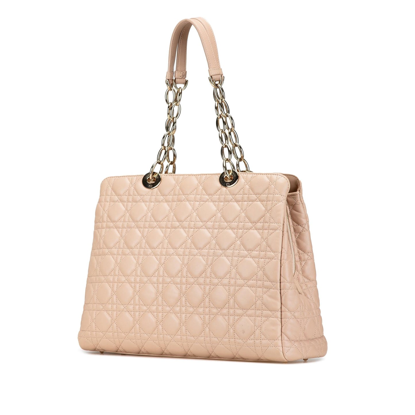 Dior Cannage Soft Zipped Shopping Tote Lambskin Medium Tote Bag Shopping Tote 1