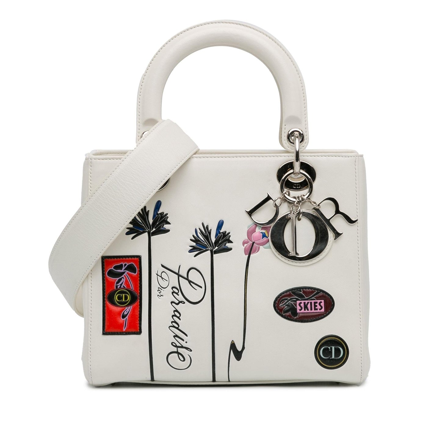 Dior Paradise Lady Shg Fbtokm Satchel Bag Lambskin Medium