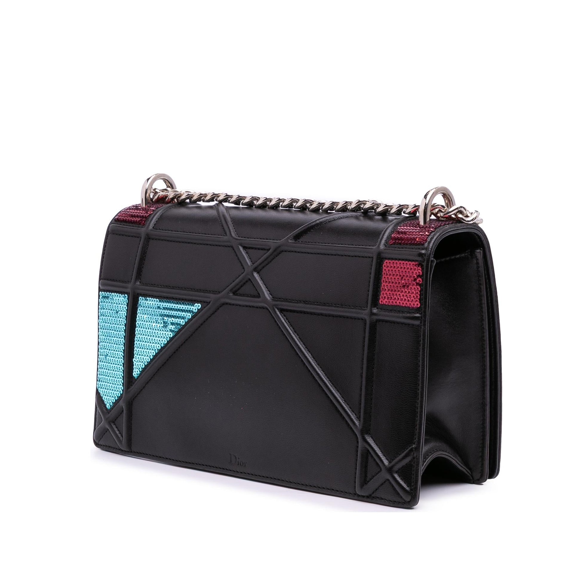 Dior Sequin ama Crossbody Bag Lambskin Medium Flap Diorama Flap 2