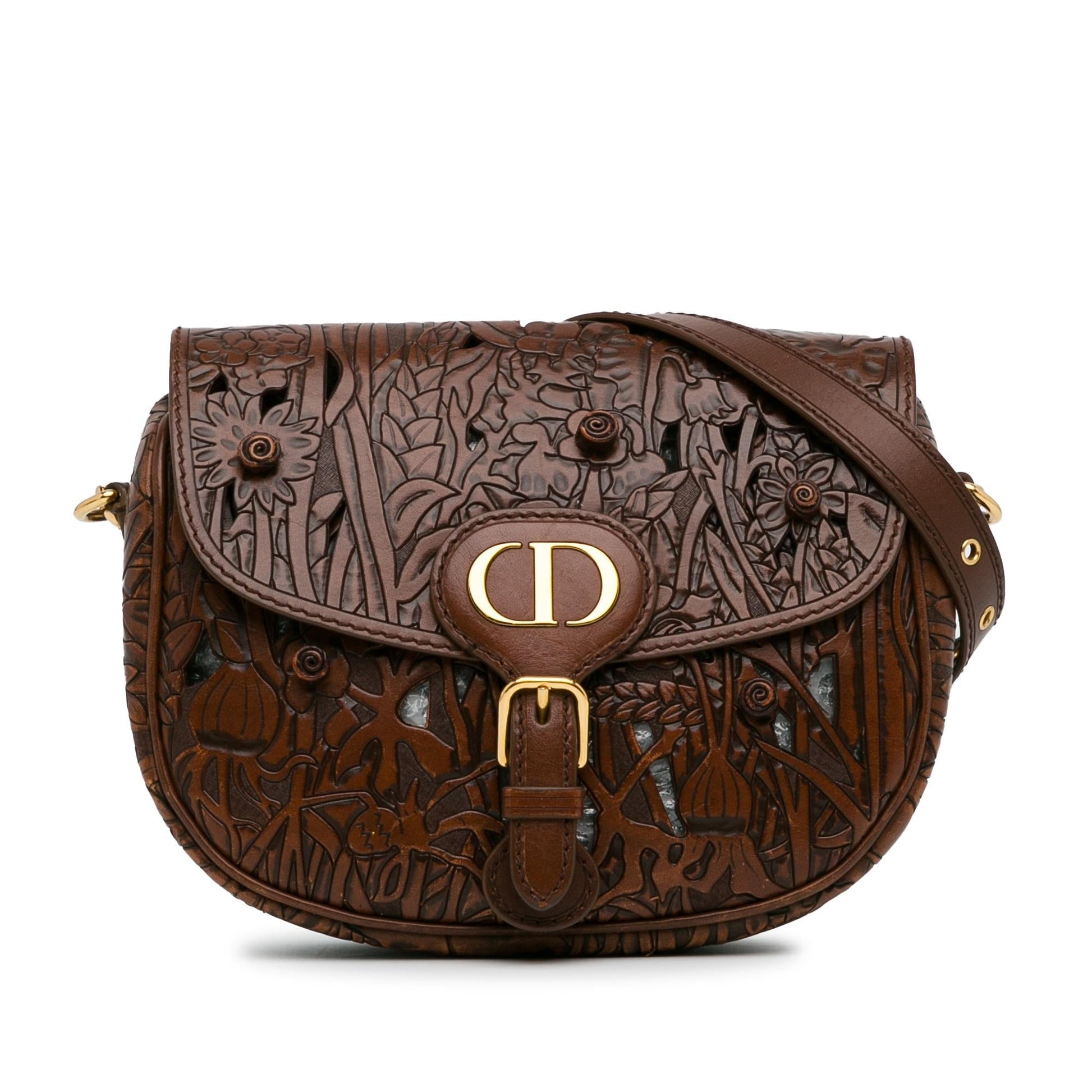Dior Laser Cut Floral Bobby Shg Wua4Pn Crossbody Bag Medium