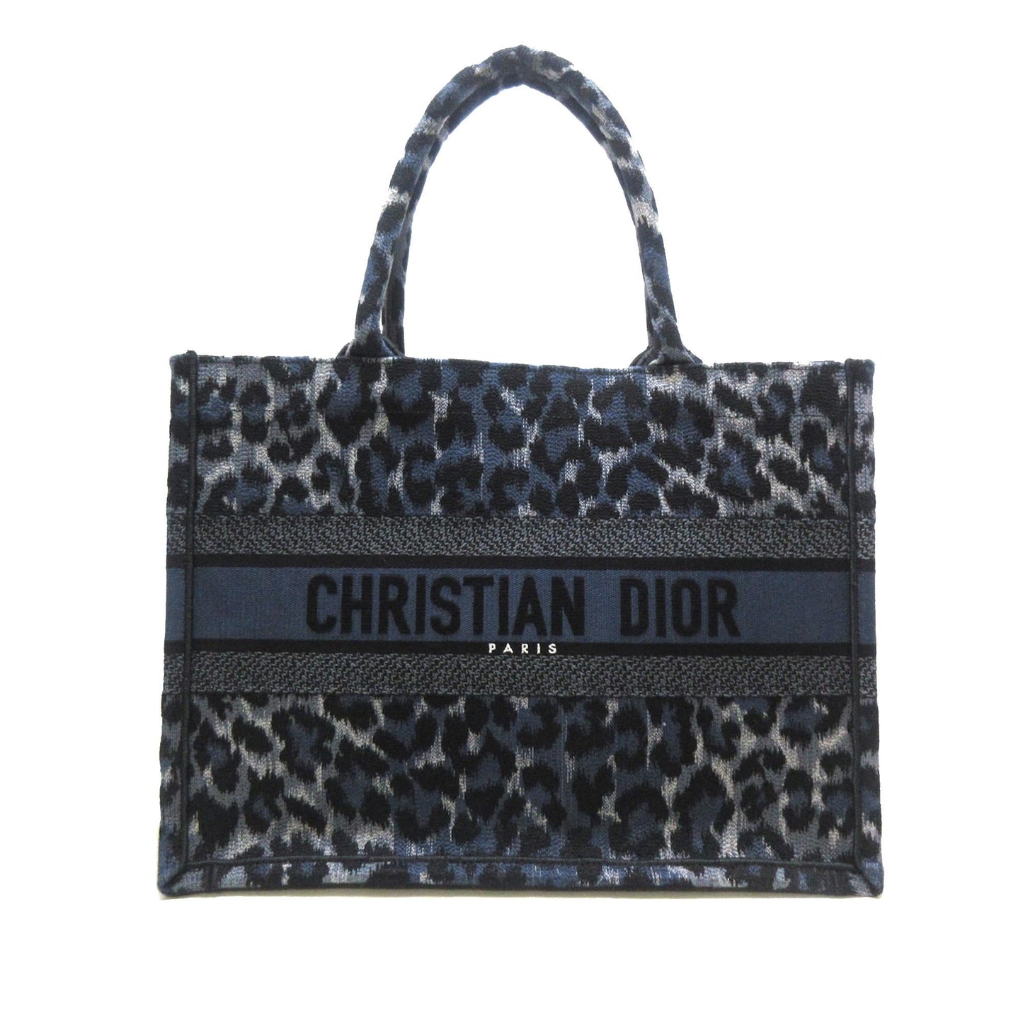 Dior Leopard Mizza Book Tote Shg Tuxp1D Medium Tote Bag