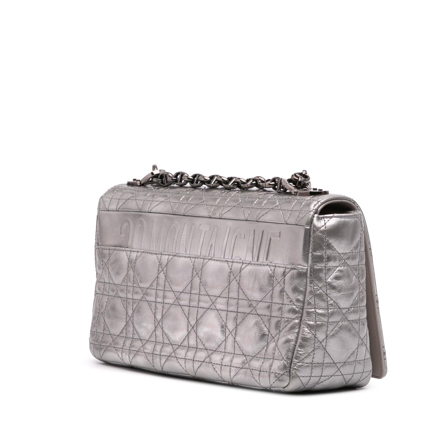 Dior Metallic Calfskin Cannage Supple Caro Bag Medium Crossbody Bag Caro Bag 2
