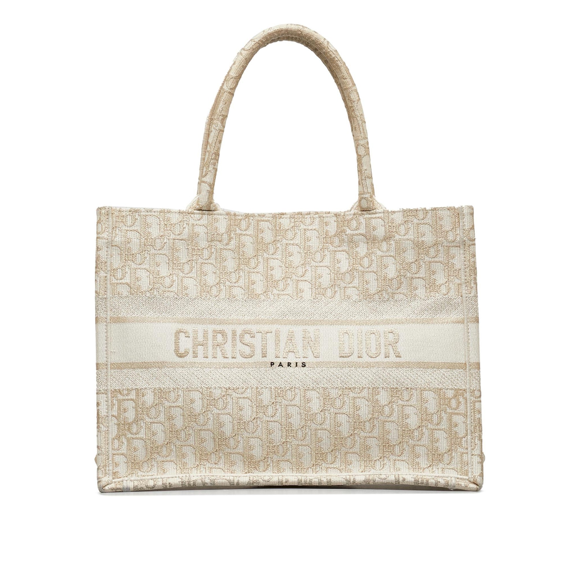 Dior Oblique Book Tote Shg Saexaw Medium Tote Bag