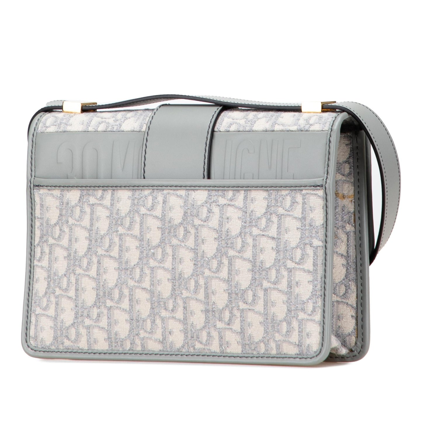 Dior Oblique Montaigne Bag Canvas Medium Crossbody Bag