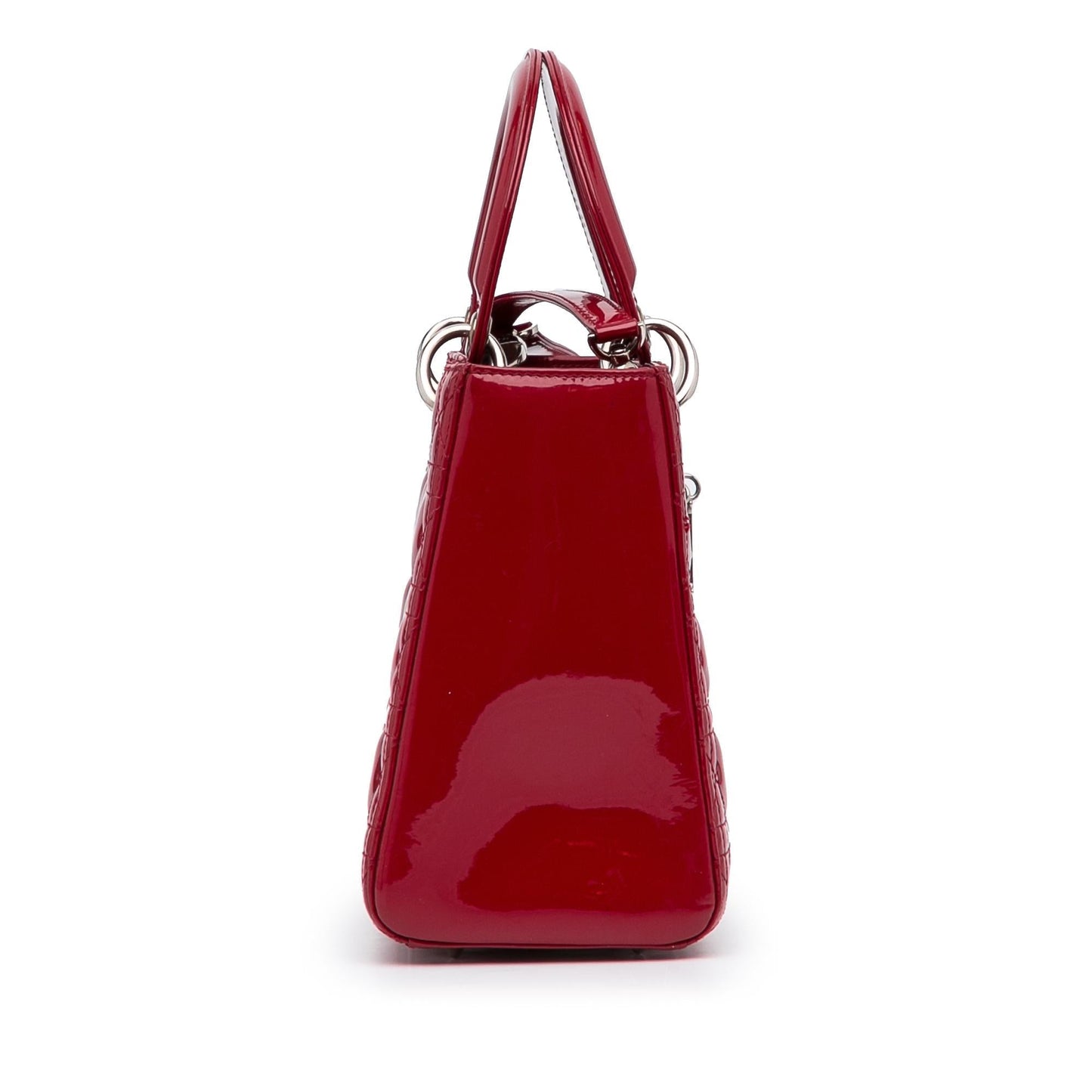 Dior Cannage Lady Shg Fo9Dv4 Satchel Bag Patent Medium