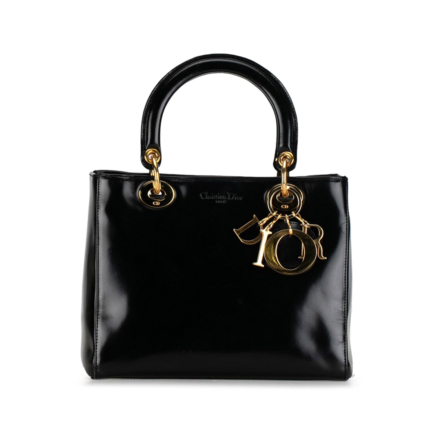 Dior Lady Shg 6Fbji6 Satchel Bag Patent Medium