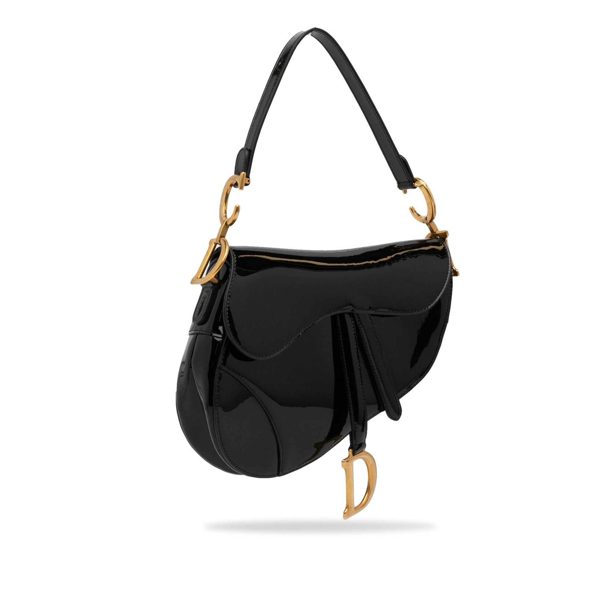 Dior Saddle Bag Shg Xmkf8J Patent Medium Shoulder Bag