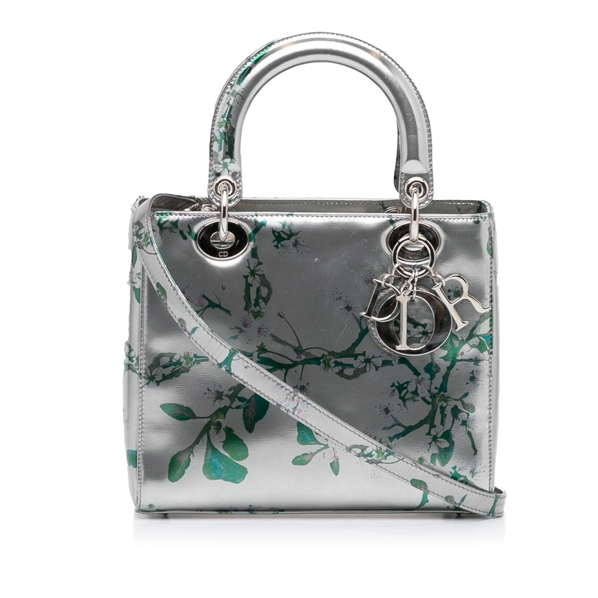 Dior Printed Lady Shg Wfcbxm Satchel Bag Medium
