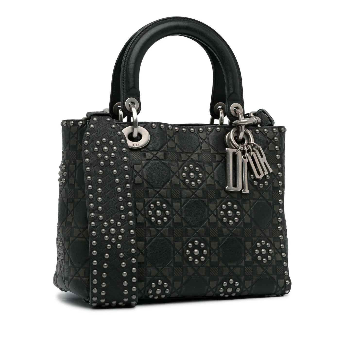 Dior Studded Cannage Supple Lady Shg Smh9P5 Satchel Bag Medium