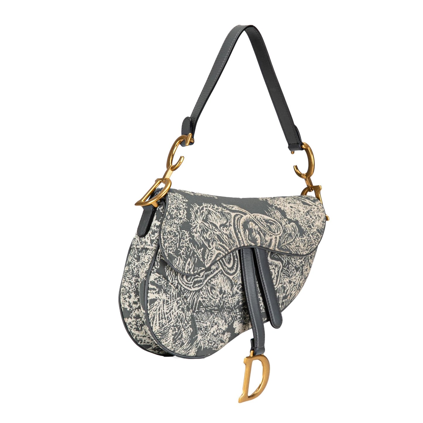 Dior Toile De Jouy Saddle Shg Zocjvr Shoulder Bag Medium