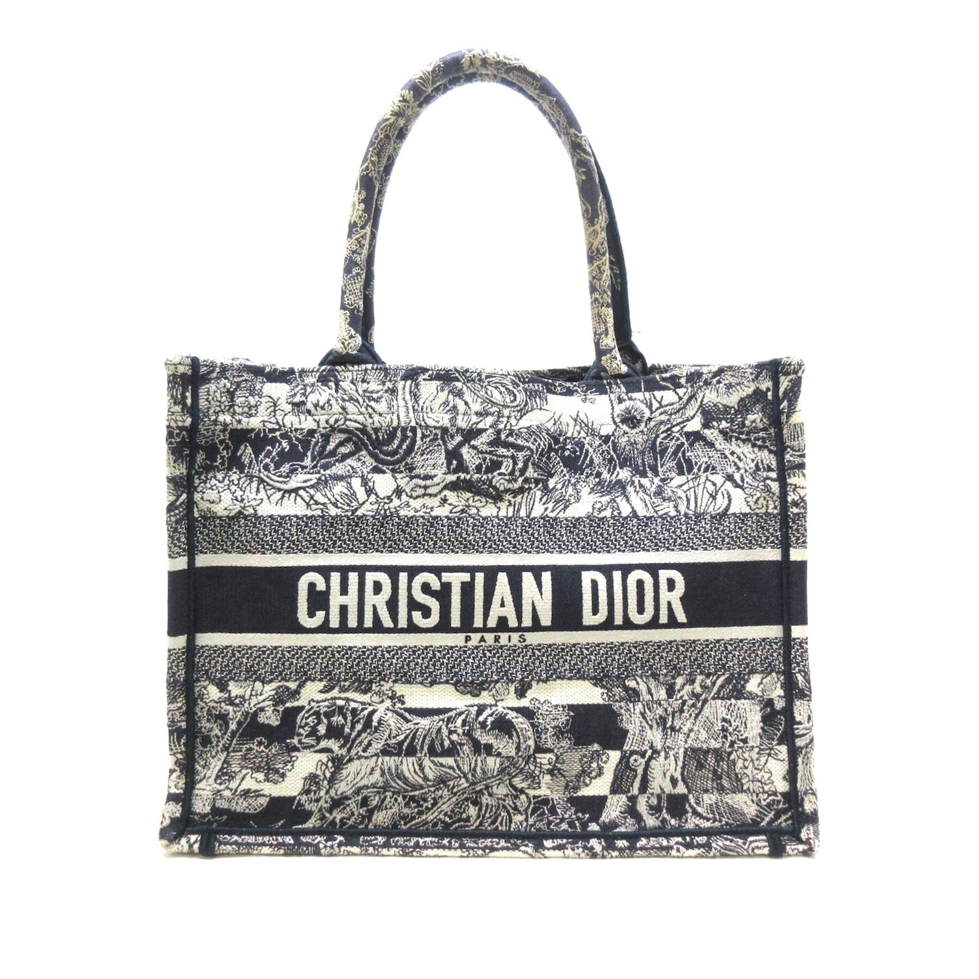 Dior Toile De Jouy Book Tote Shg W91Lfx Medium Tote Bag