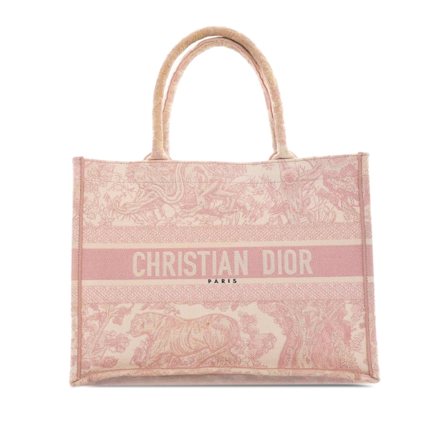 Dior Toile De Jouy Book Tote Shg 7Ibgmm Medium Tote Bag