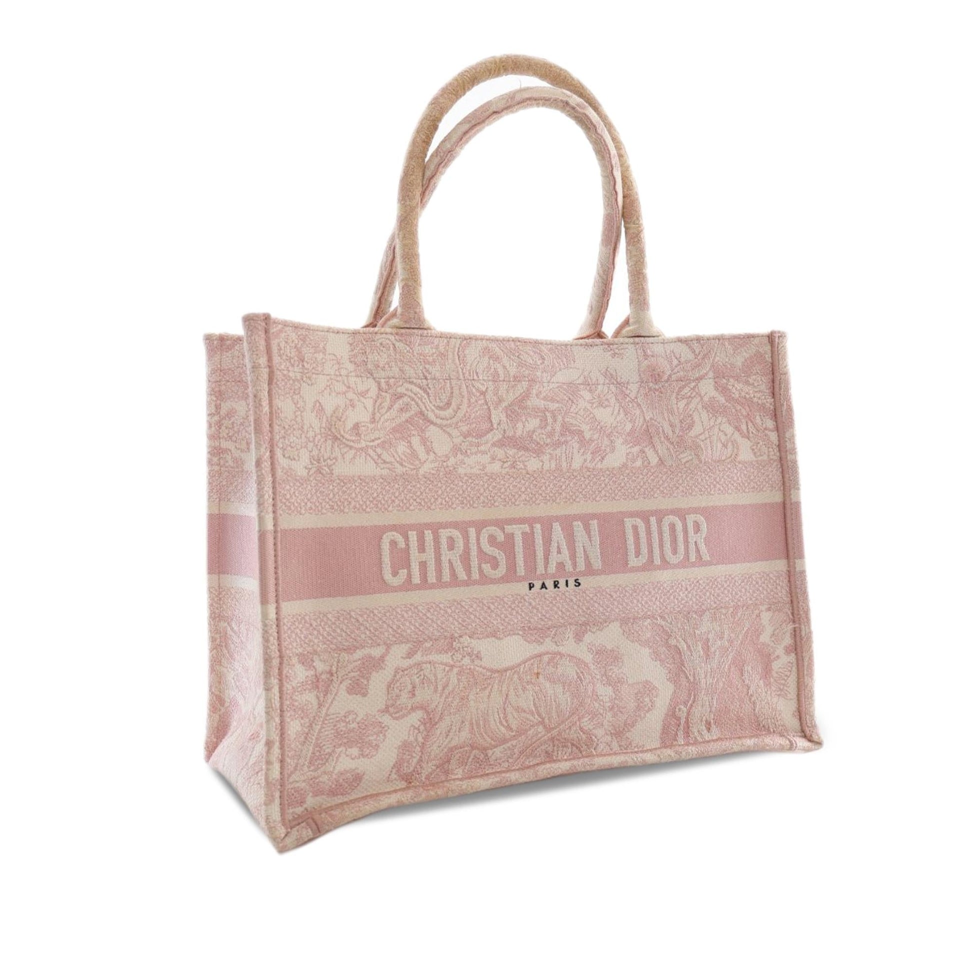 Dior Toile De Jouy Book Tote Shg 7Ibgmm Medium Tote Bag