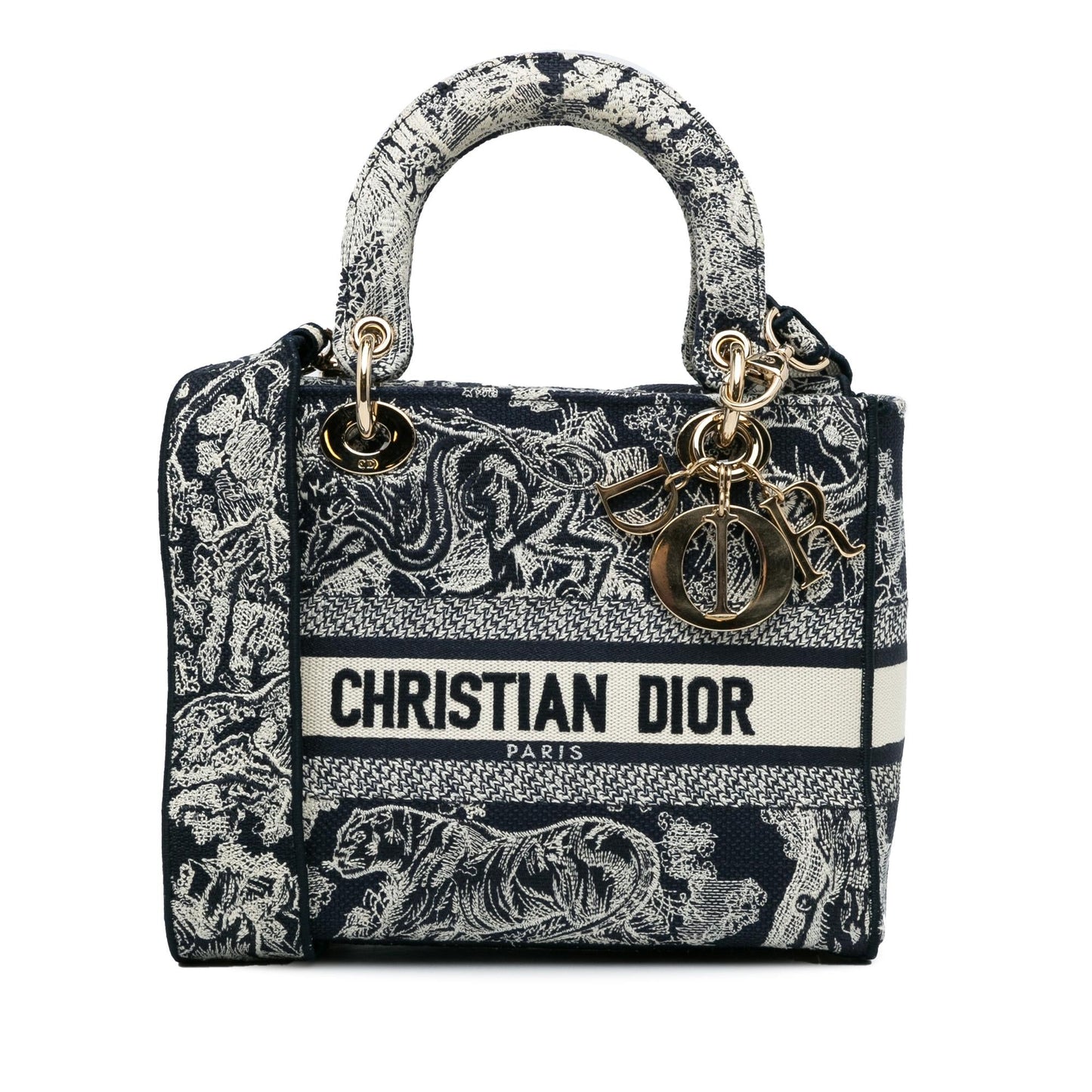 Dior Toile De Jouy Lady Lite Shg Fxd3Ux Satchel Medium Satchel Bag