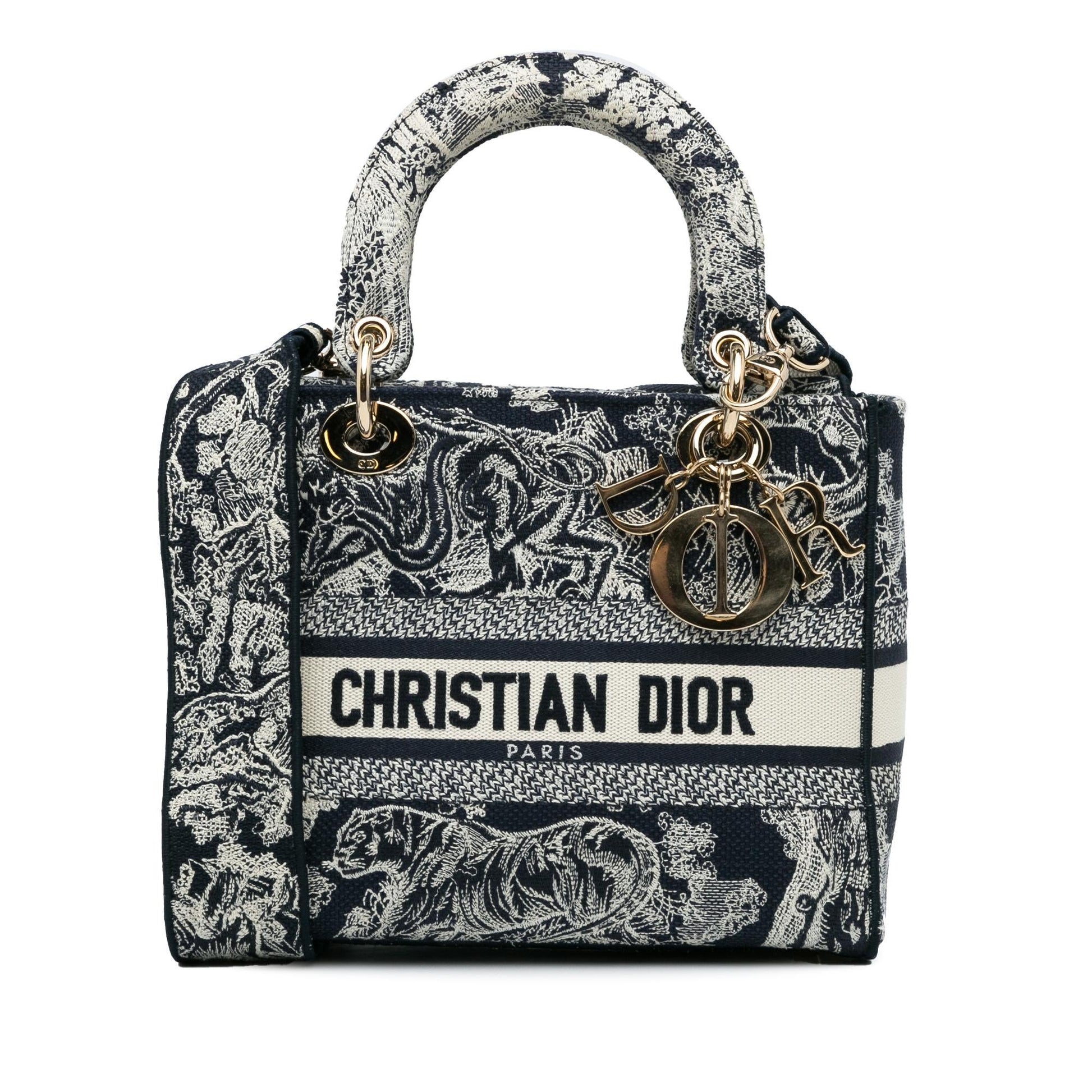 Dior Toile De Jouy Lady Lite Shg Fxd3Ux Satchel Medium Satchel Bag