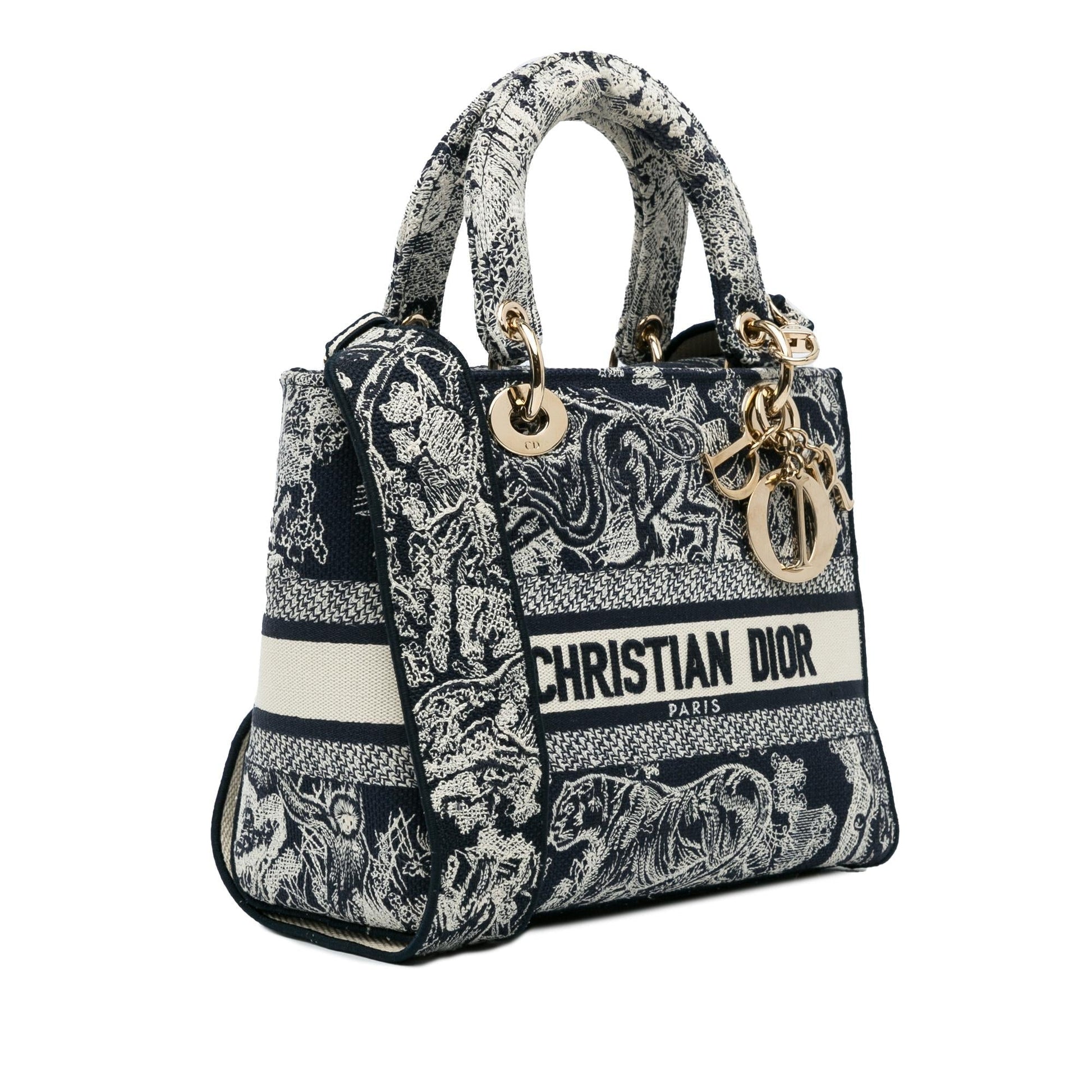 Dior Toile De Jouy Lady Lite Shg Fxd3Ux Satchel Medium Satchel Bag