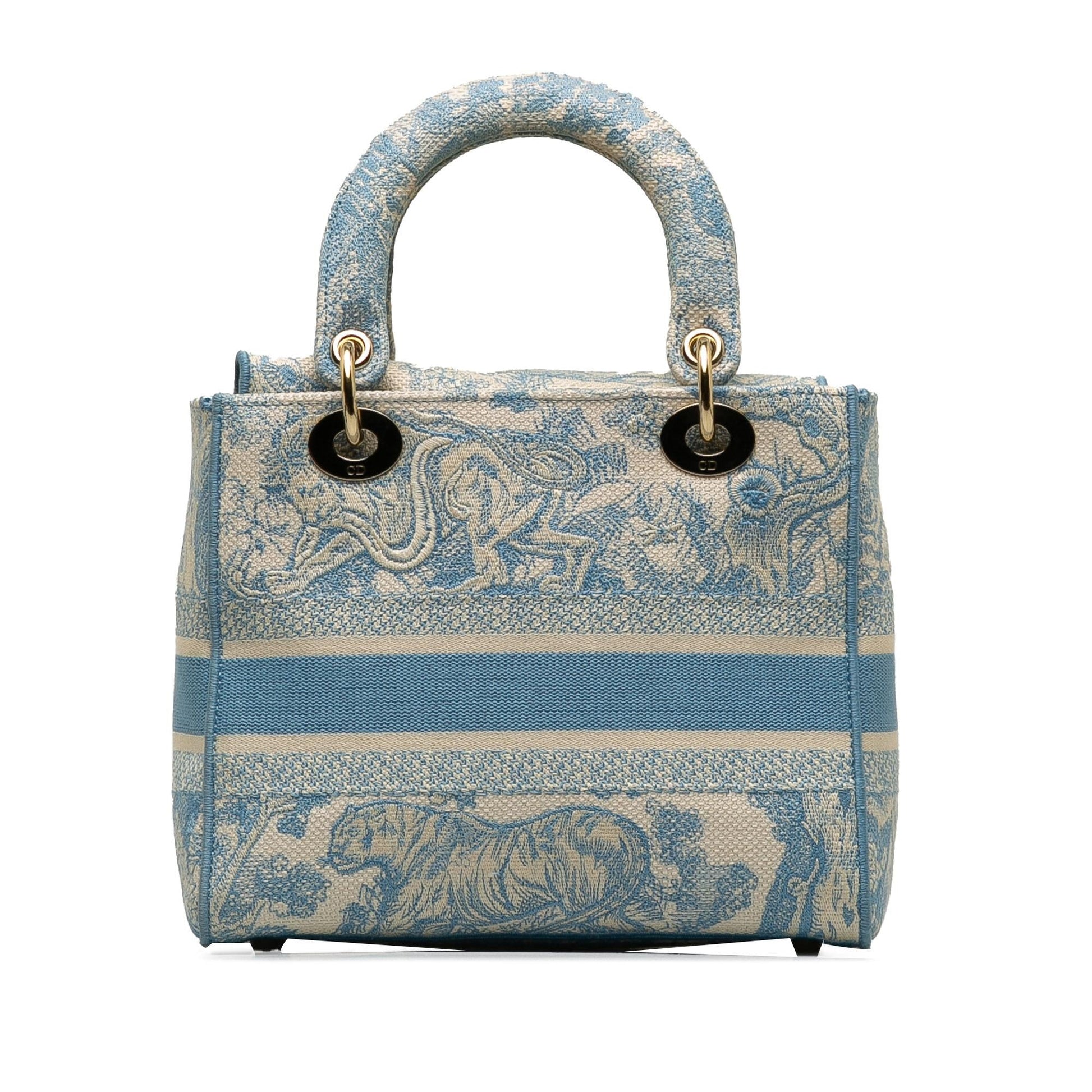 Dior Toile De Jouy Lady Lite Shg Lscw03 Satchel Medium Satchel Bag