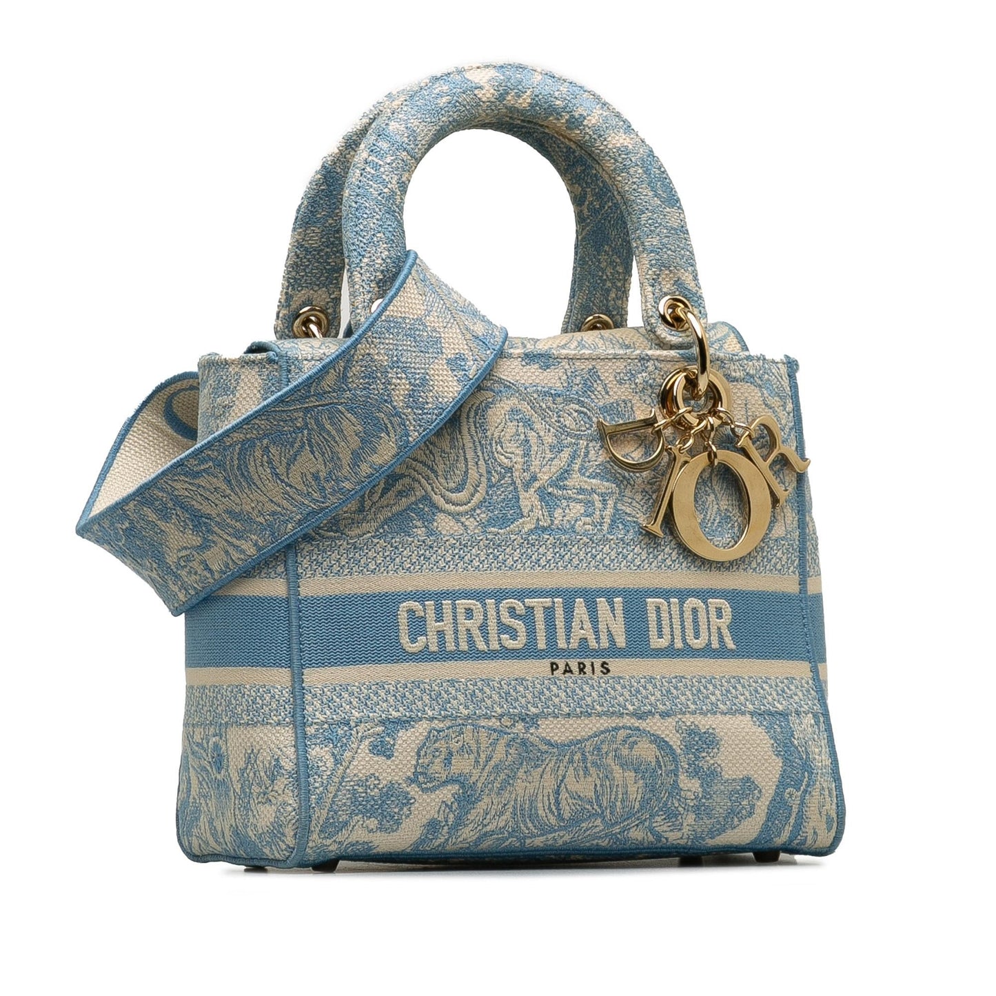Dior Toile De Jouy Lady Lite Shg Lscw03 Satchel Medium Satchel Bag