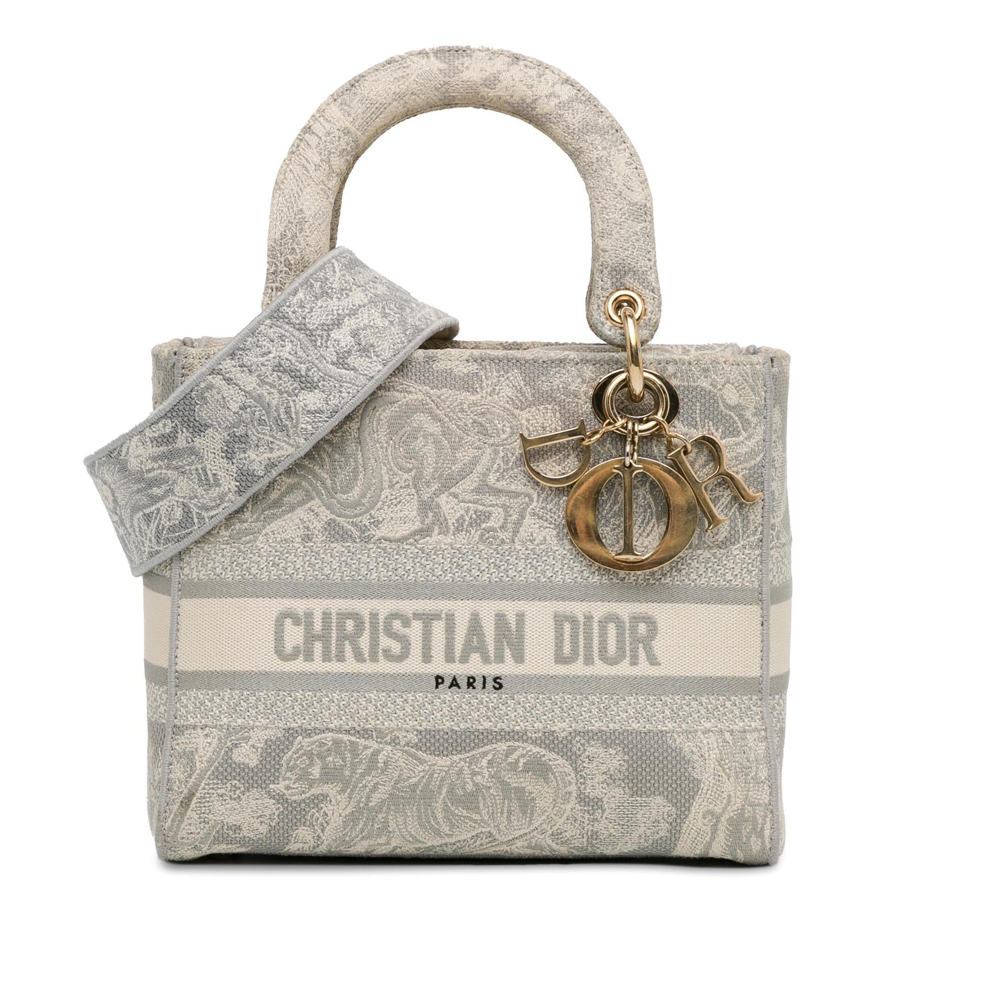 Dior Toile De Jouy Lady Lite Shg Vcay3G Satchel Medium Satchel Bag