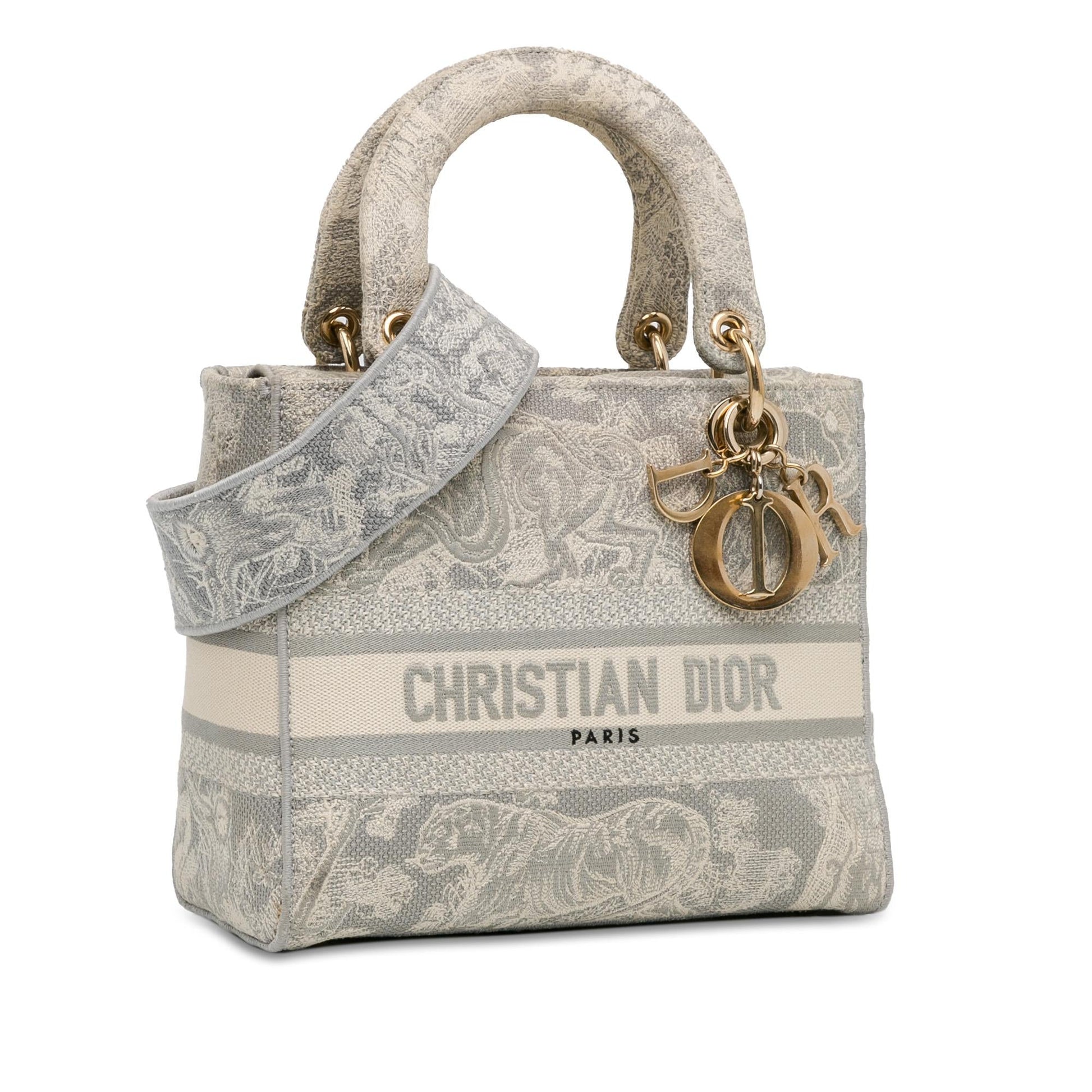 Dior Toile De Jouy Lady Lite Shg Vcay3G Satchel Medium Satchel Bag