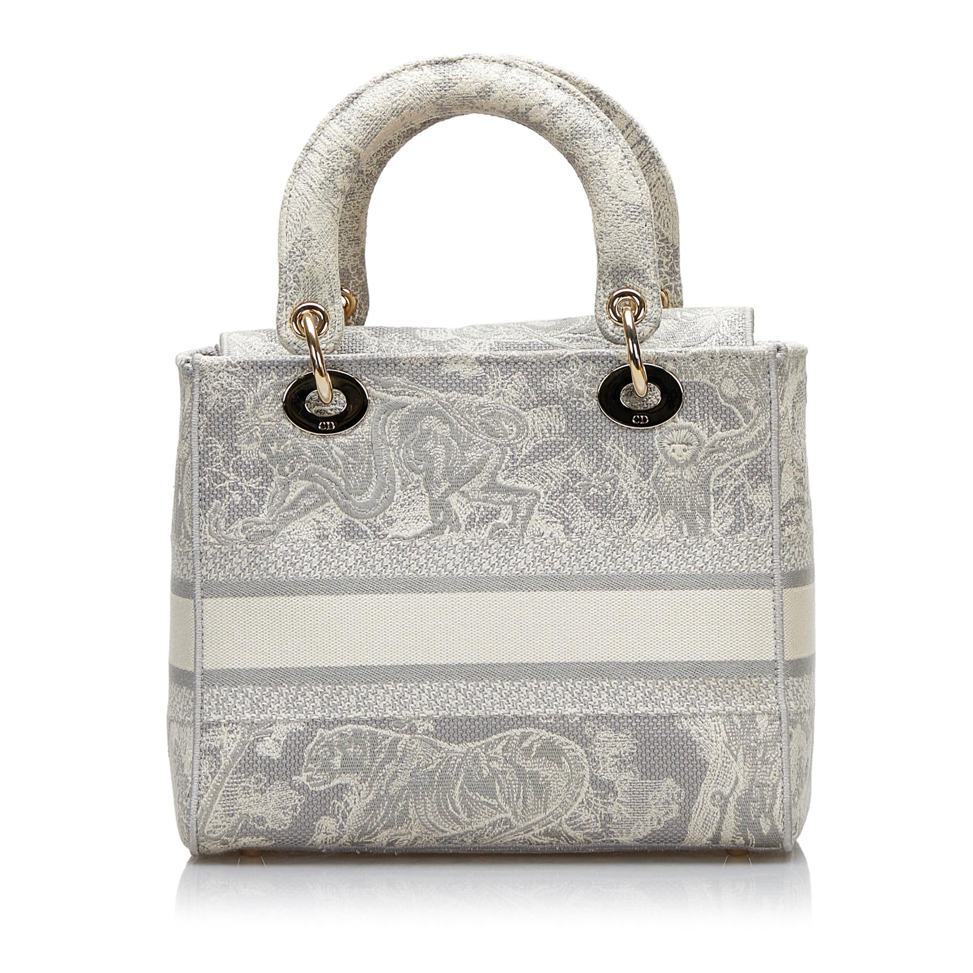 Dior Toile De Jouy Lady Lite Shg Qlszrh Satchel Medium Satchel Bag