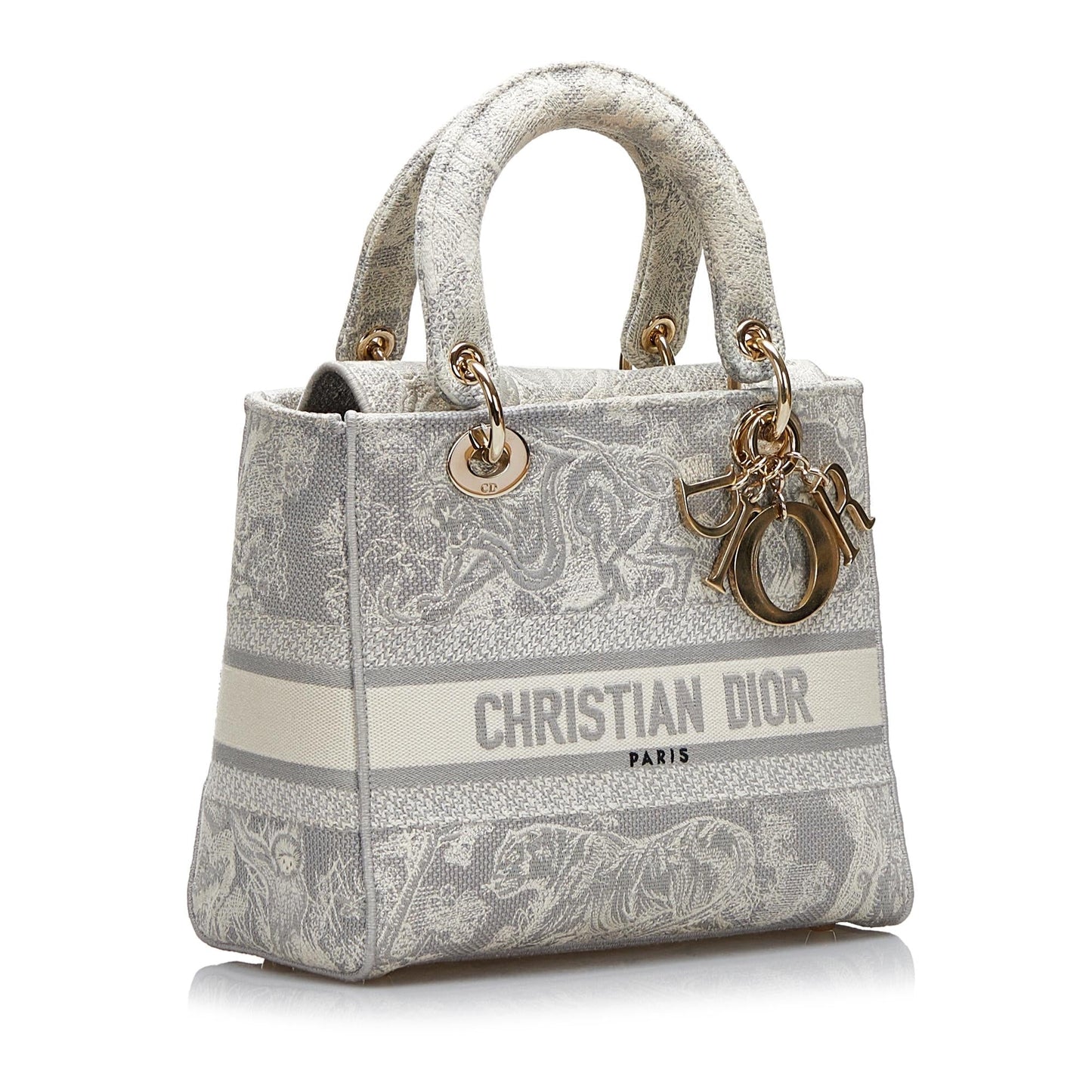 Dior Toile De Jouy Lady Lite Shg Qlszrh Satchel Medium Satchel Bag
