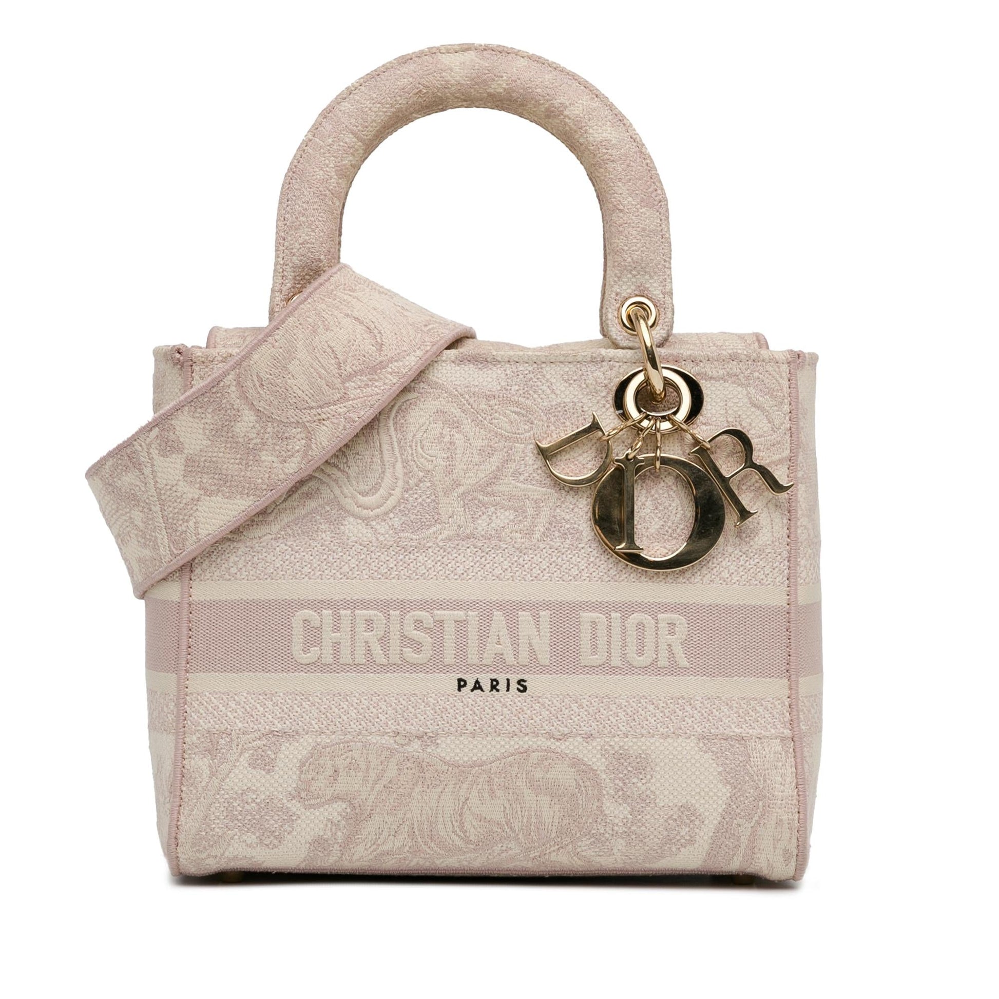 Dior Toile De Jouy Lady Lite Shg Btm10U Satchel Medium Satchel Bag