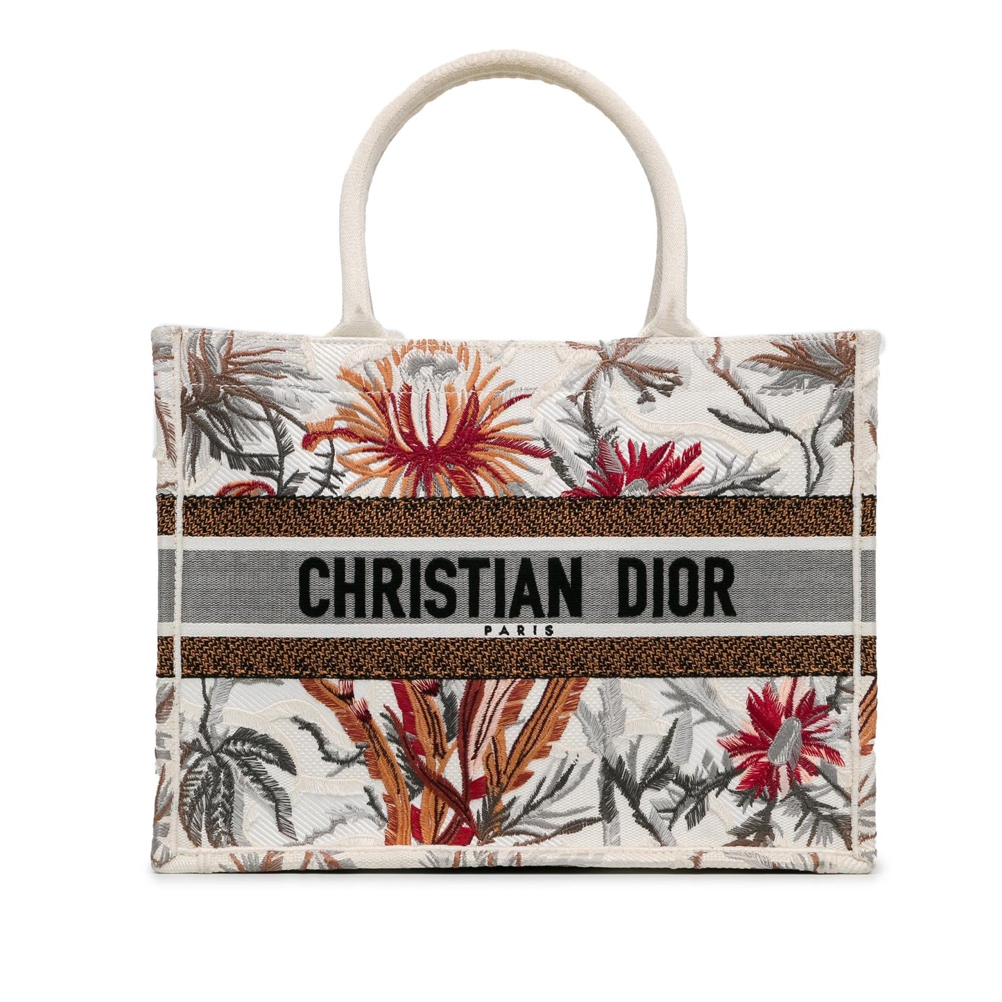 Dior Toile De Jouy Tropicalia Book Tote Medium Tote Bag Tropicalia Book Tote