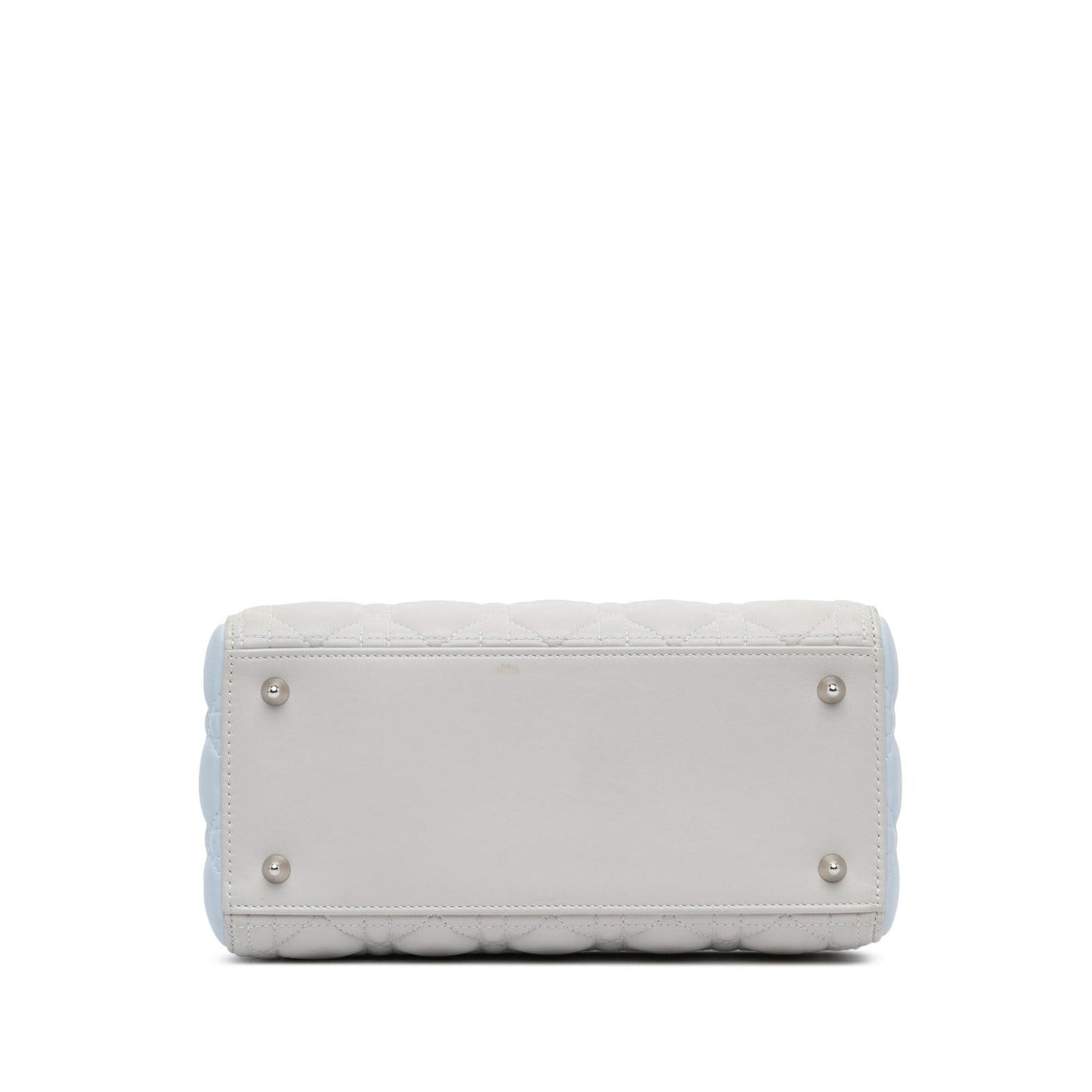 Dior Tricolor Cannage Lady Satchel Bag Lambskin Medium Dior Shg Fdr0Yv