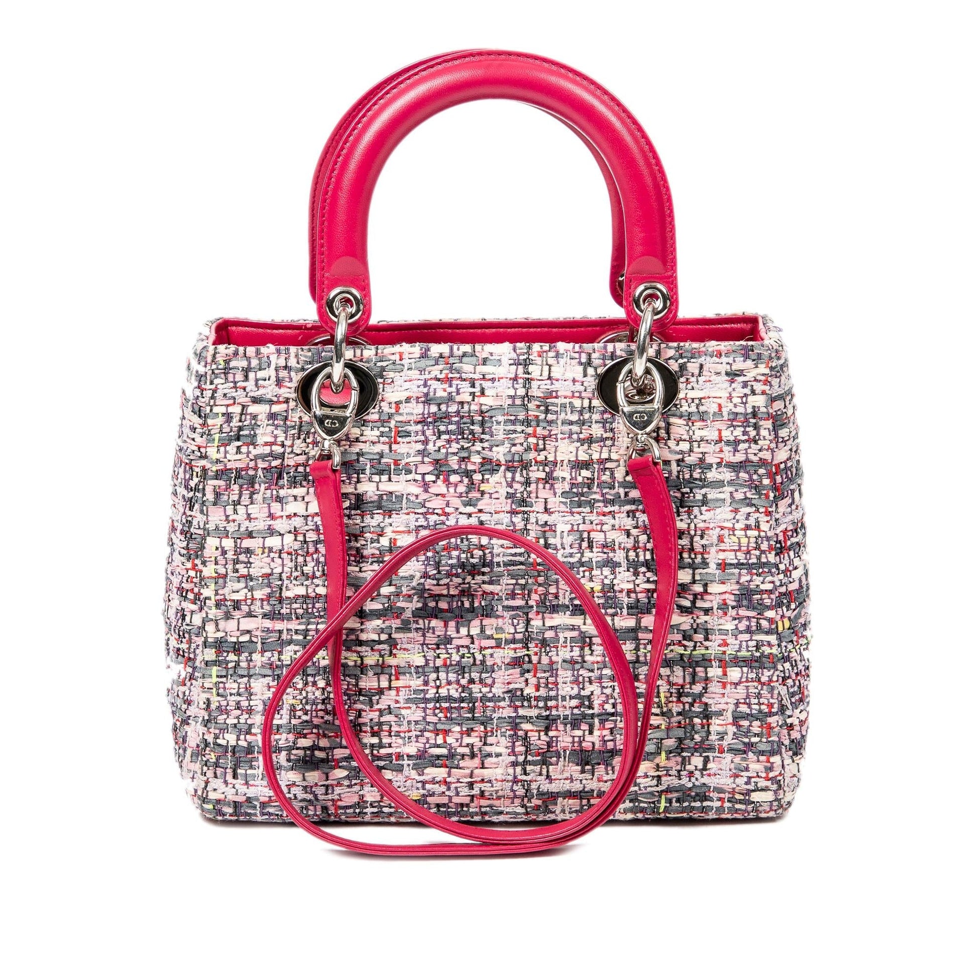 Dior Tweed Lady Satchel Shg 8Yjnuk Medium Satchel Bag