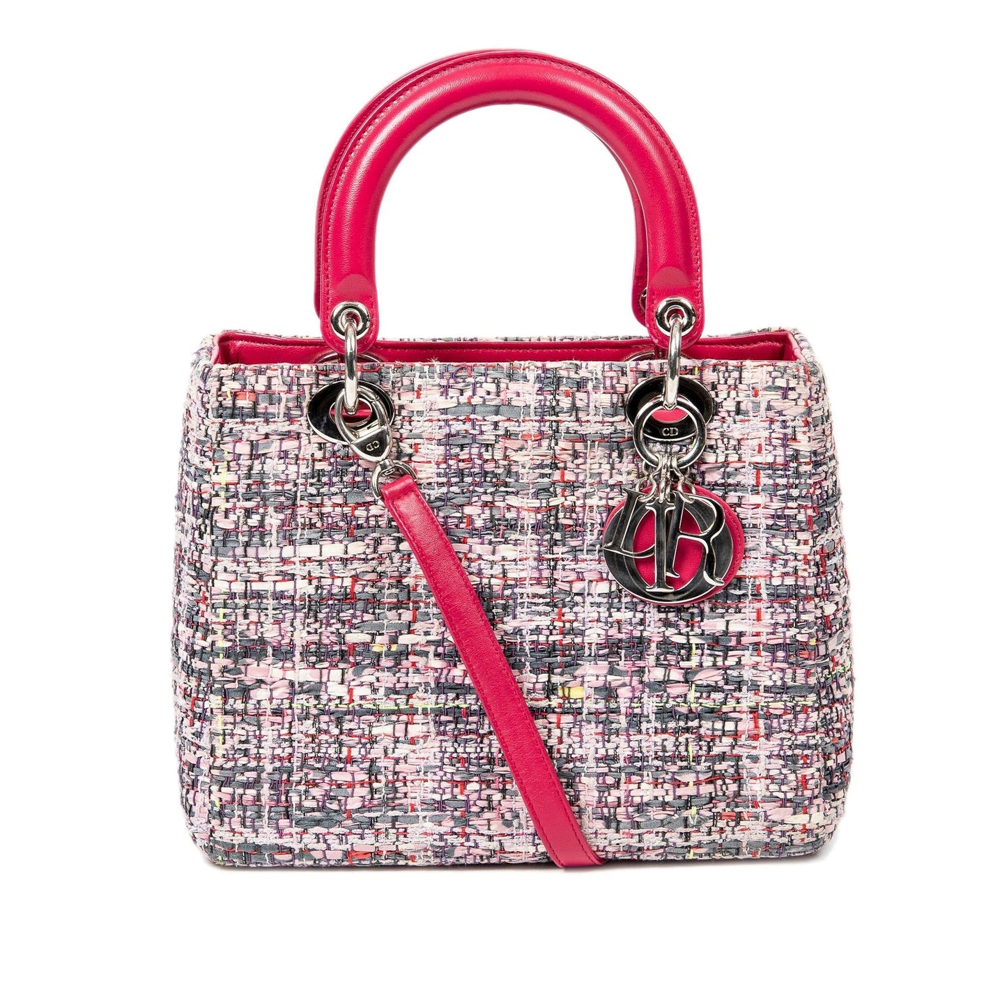 Dior Tweed Lady Satchel Shg 8Yjnuk Medium Satchel Bag