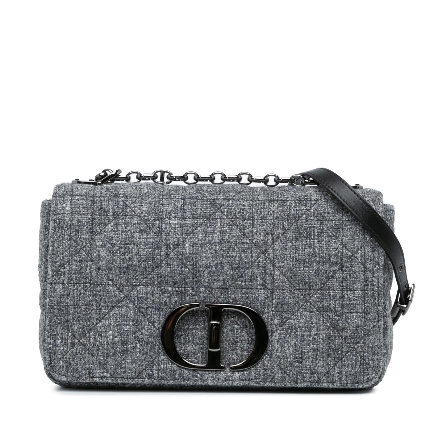 Dior Tweed Macrocannage Caro Bag Shg E8O6Vd Medium Crossbody Bag