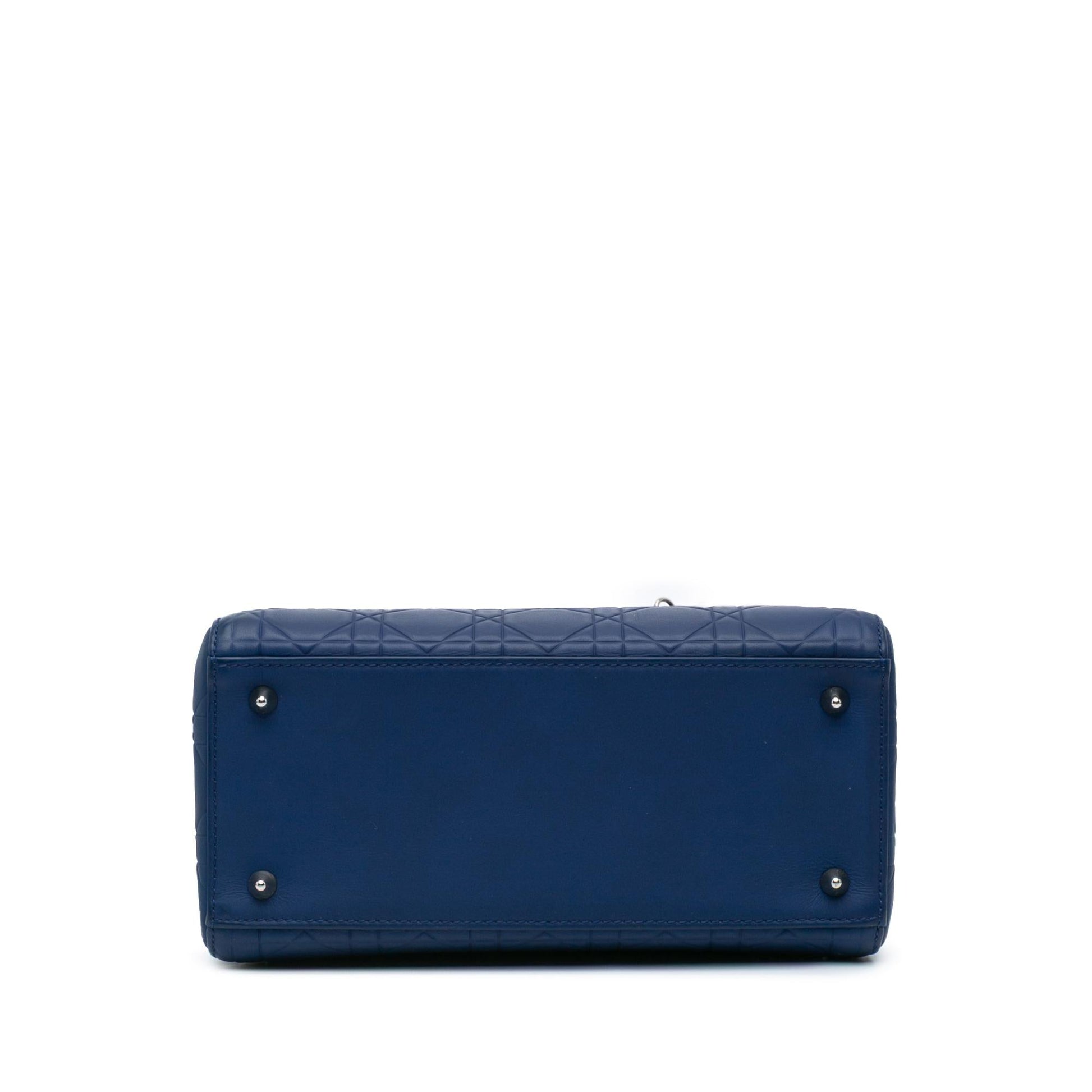 Dior Ultra Matte Calfskin Cannage Lady Satchel Bag Medium
