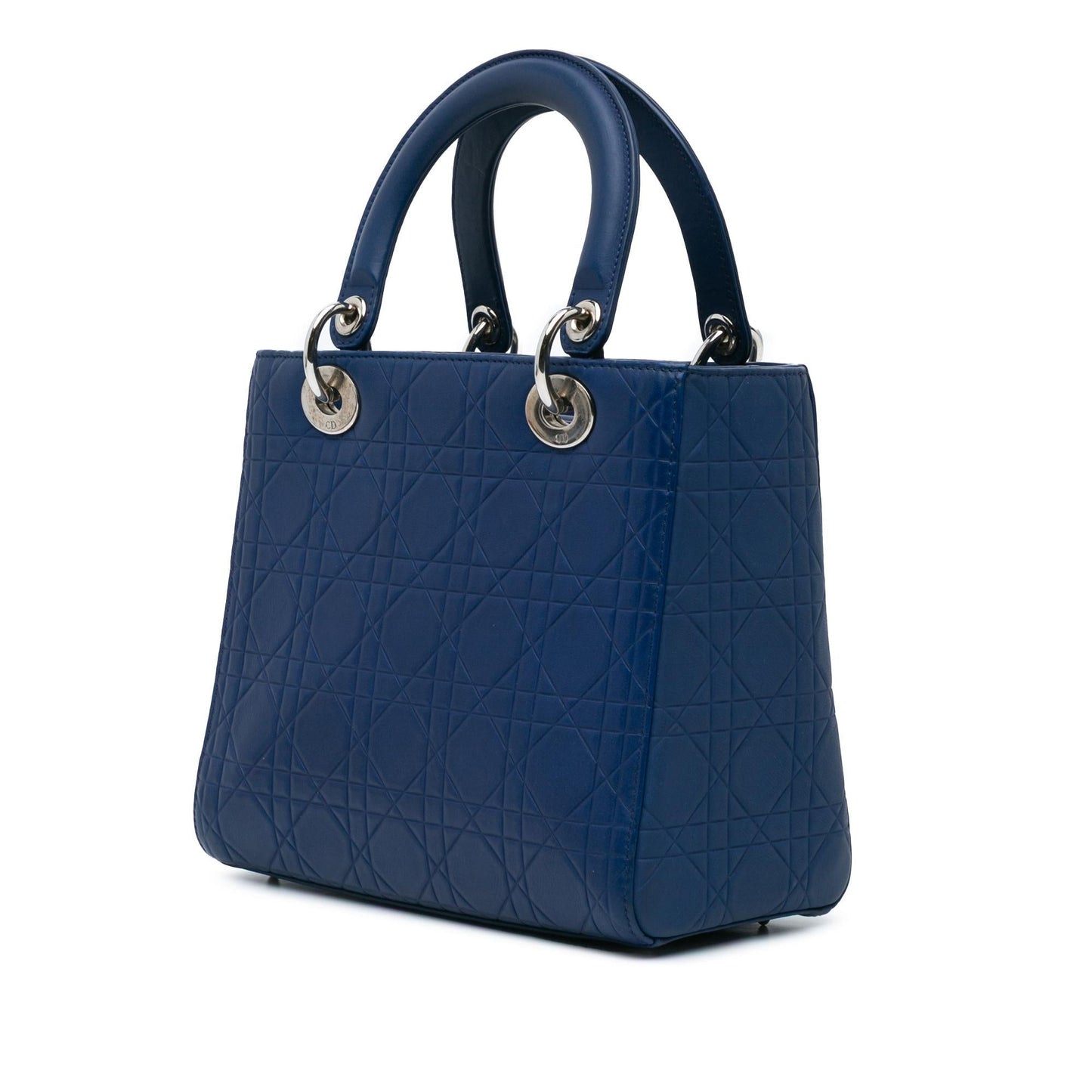 Dior Ultra Matte Calfskin Cannage Lady Satchel Bag Medium