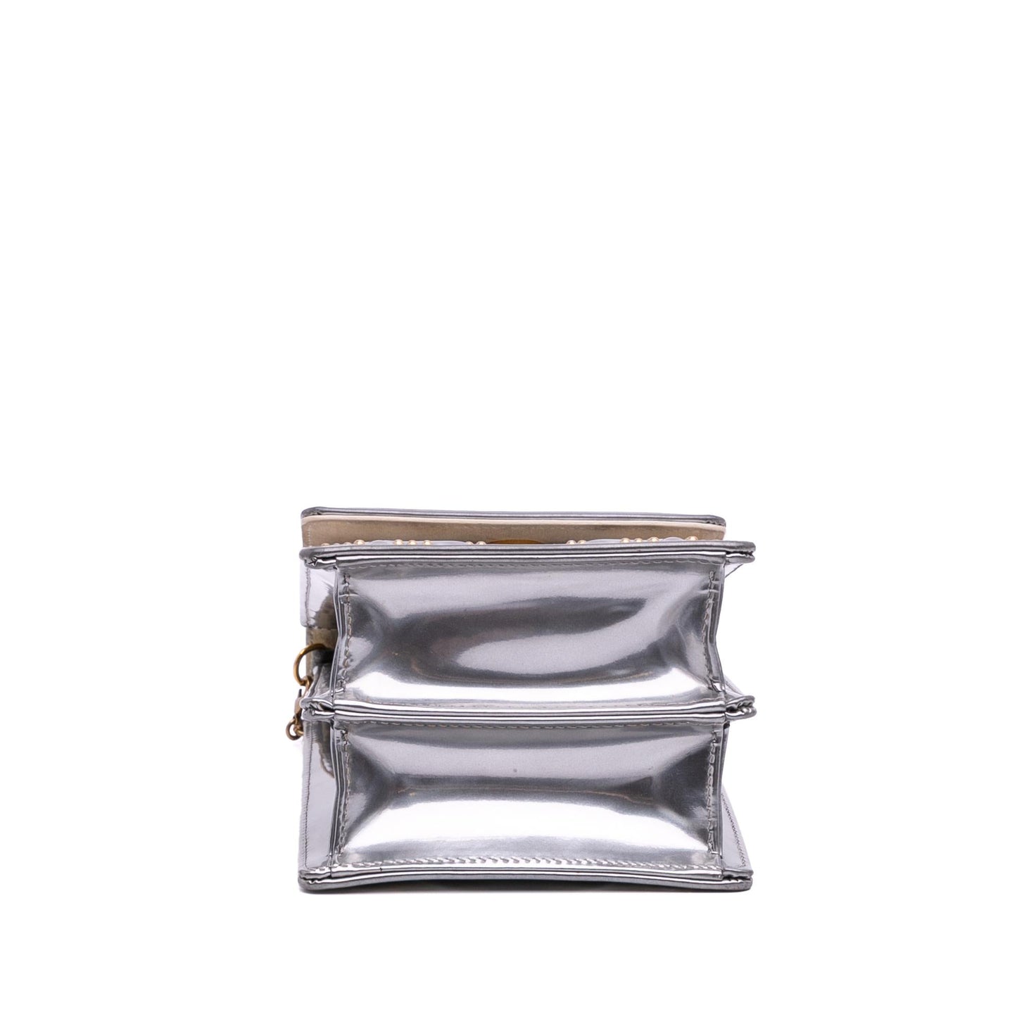 Dior Metallic Studded Calfskin Vertical ama Crossbody Bag