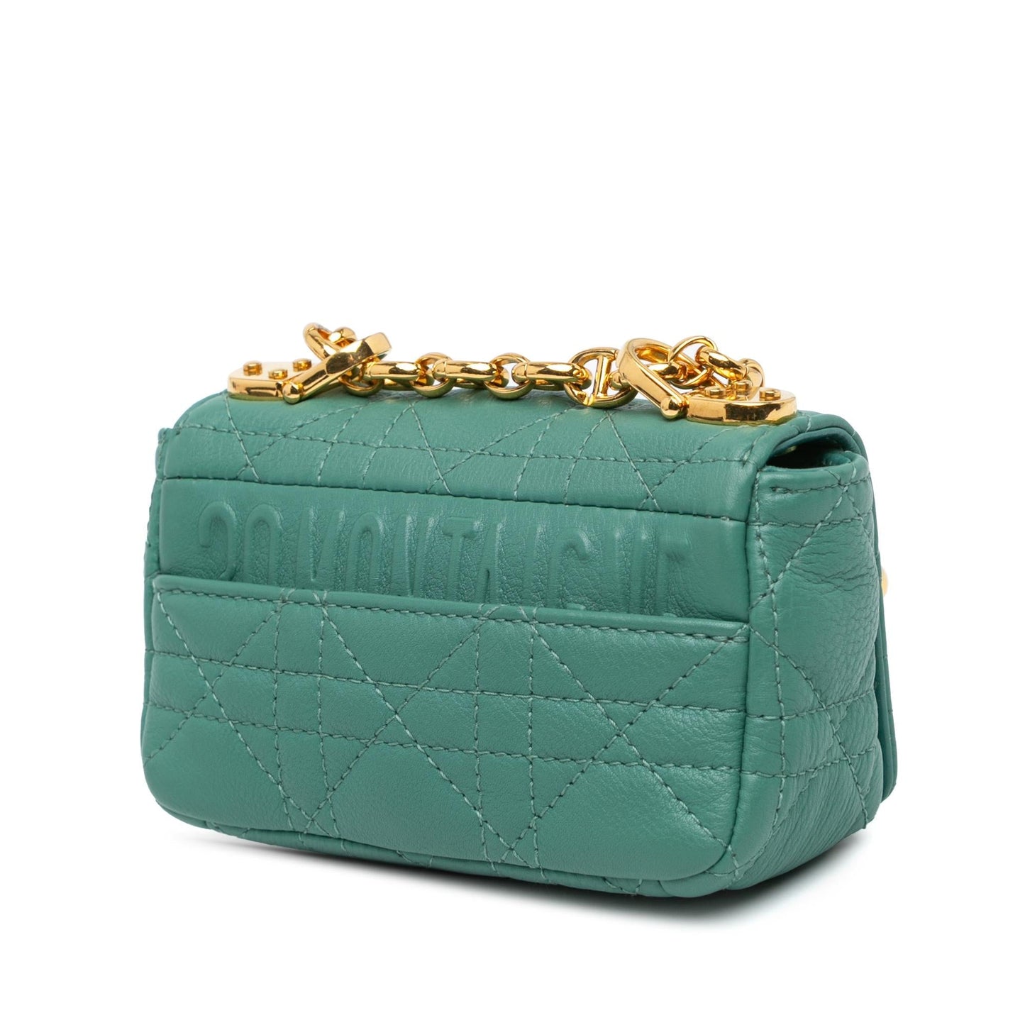 Dior Calfskin Cannage Supple Caro Bag Shg Pptzcg Micro Crossbody Bag